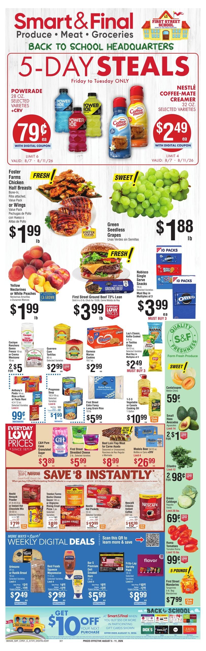 Smart & Final Weekly Ad August 5 - 11, 2026