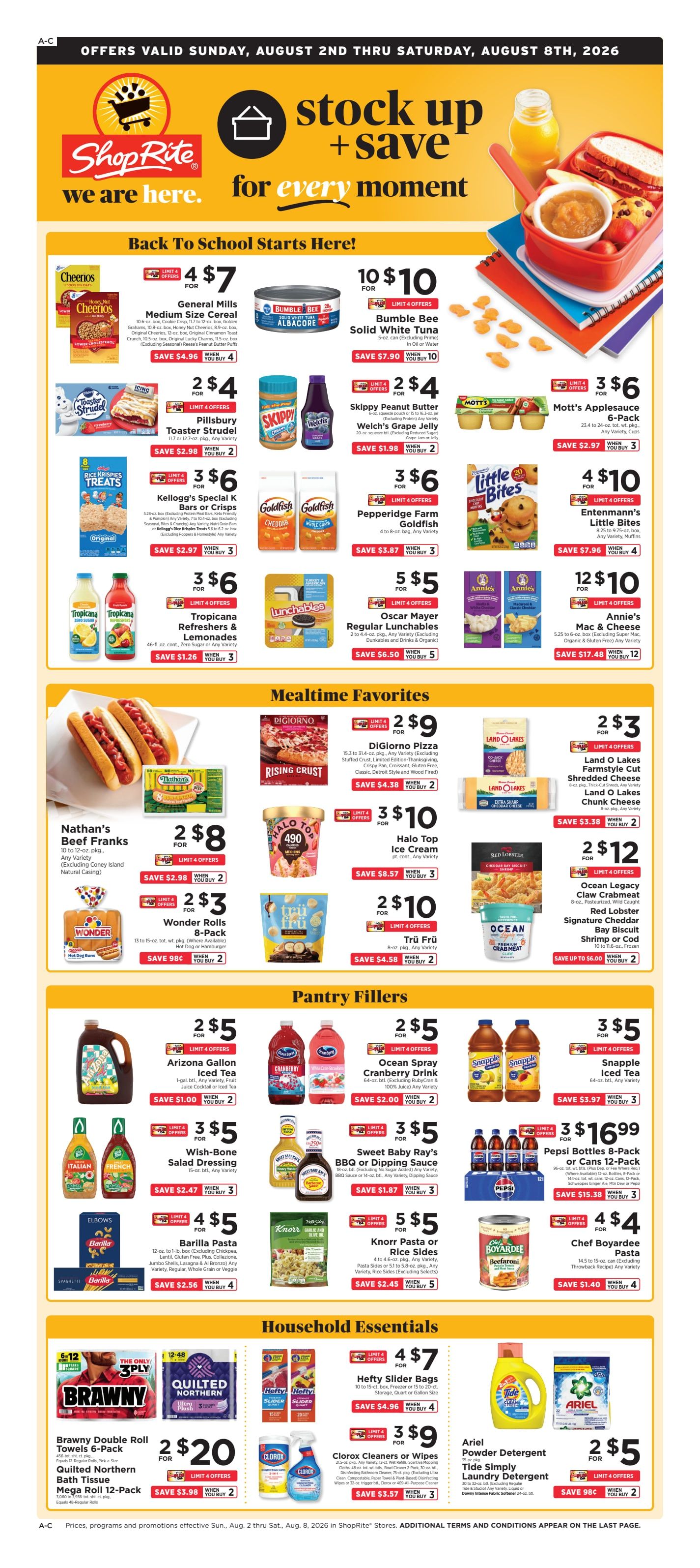ShopRite (949 Beards Hill Rd, Aberdeen, MD) Weekly Ad August 7 - 13, 2026