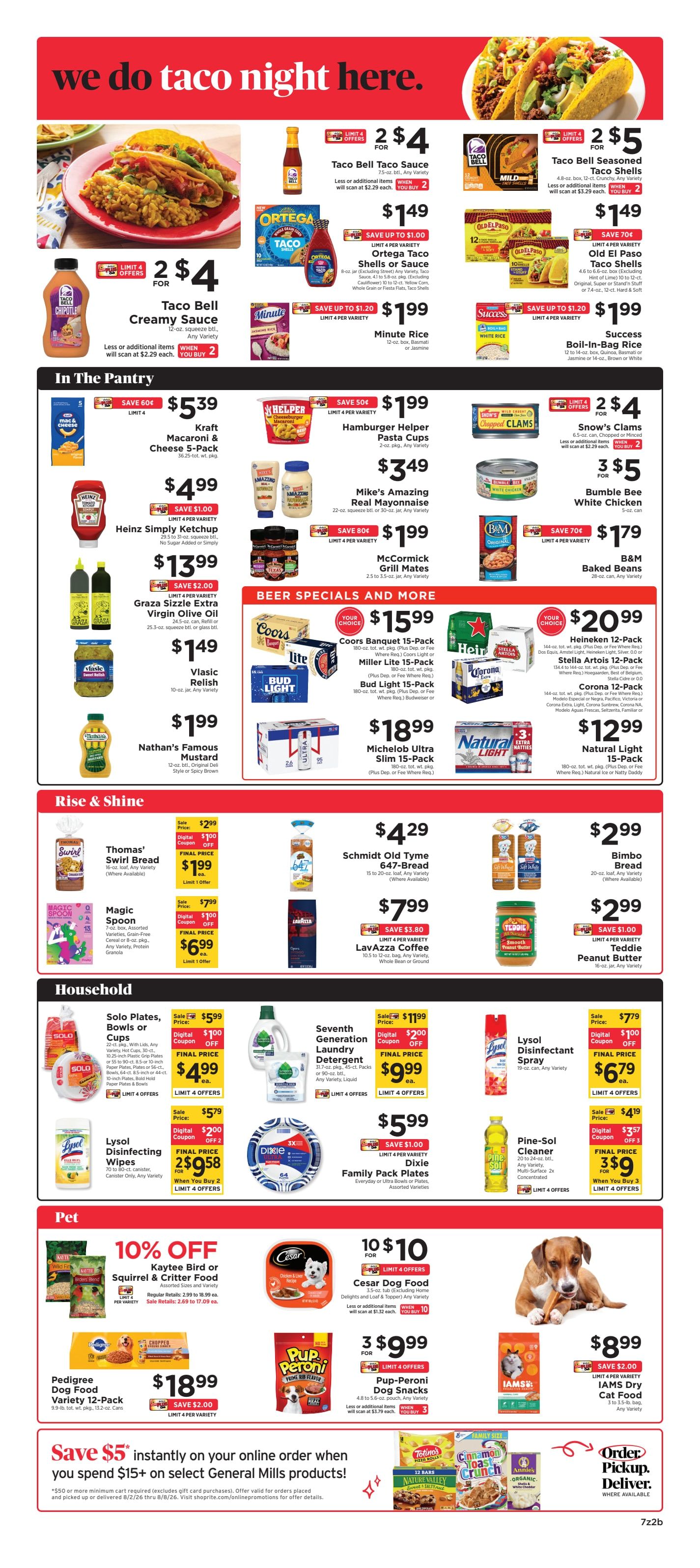 ShopRite (949 Beards Hill Rd, Aberdeen, MD) Weekly Ad August 7 - 13, 2026