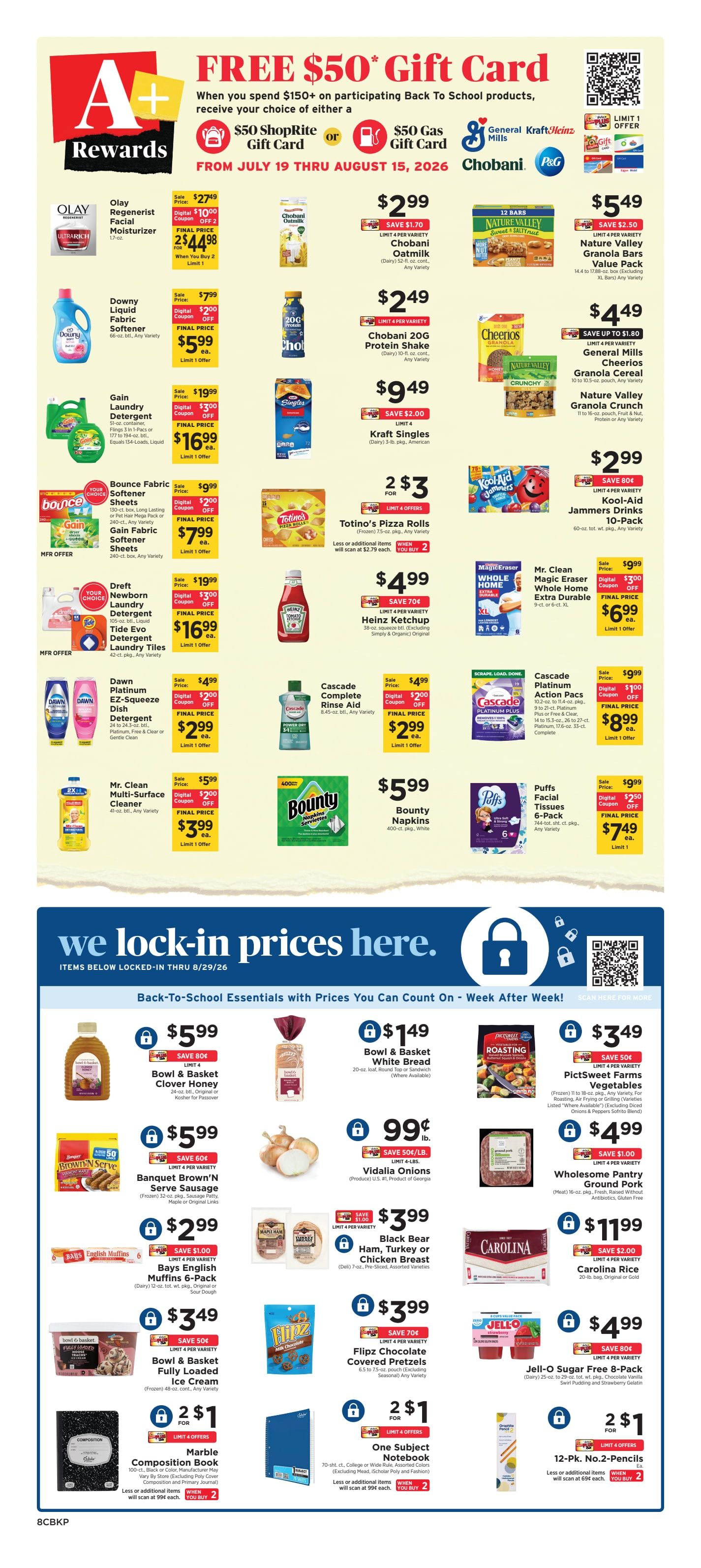 ShopRite (949 Beards Hill Rd, Aberdeen, MD) Weekly Ad August 7 - 13, 2026