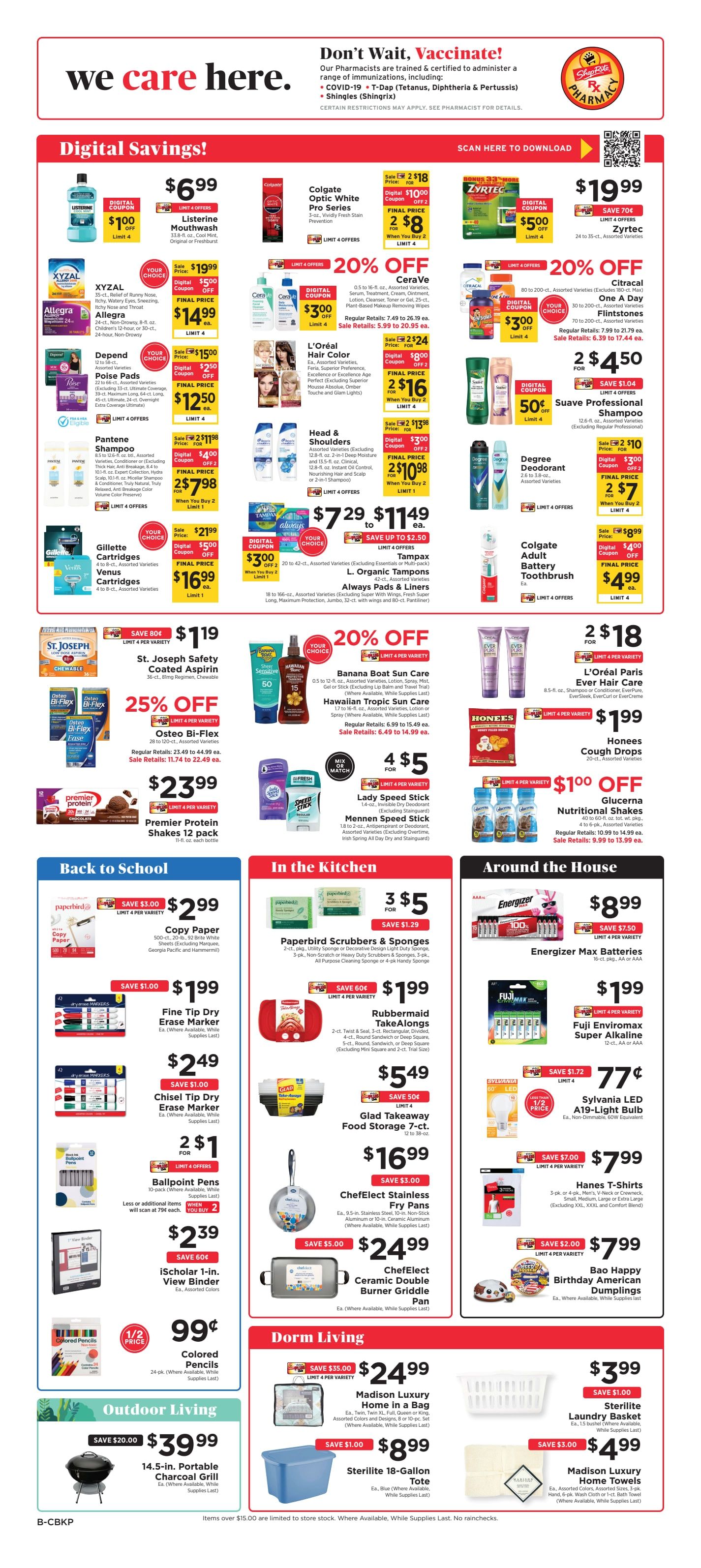 ShopRite (949 Beards Hill Rd, Aberdeen, MD) Weekly Ad August 7 - 13, 2026
