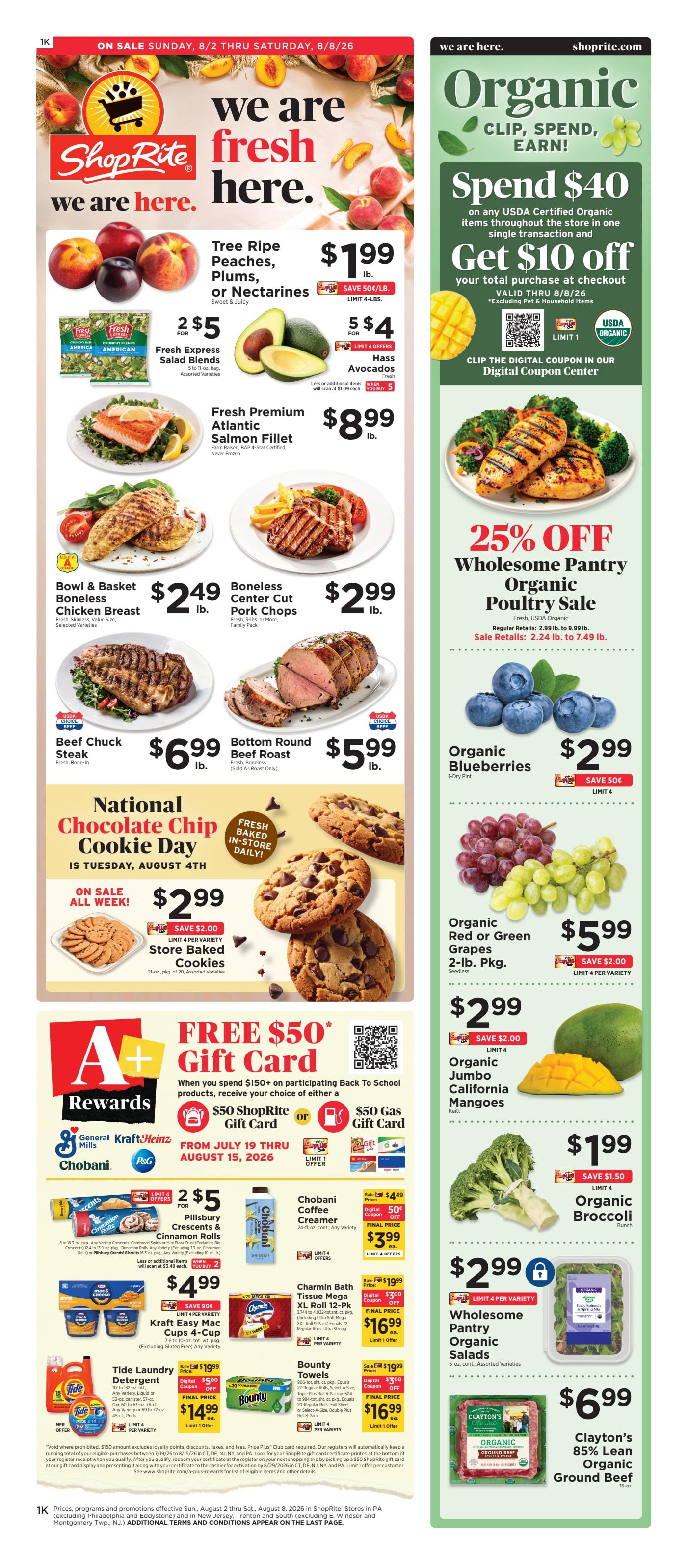 ShopRite (949 Beards Hill Rd, Aberdeen, MD) Weekly Ad August 7 - 13, 2026
