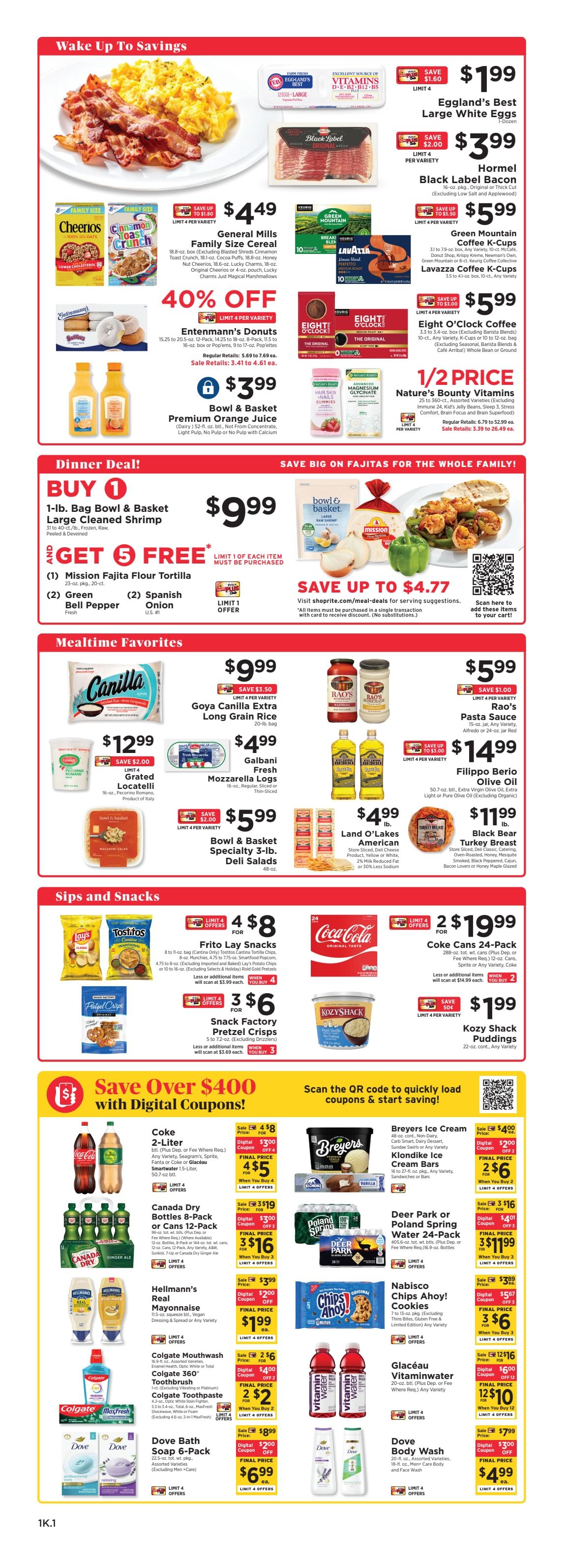 ShopRite (949 Beards Hill Rd, Aberdeen, MD) Weekly Ad August 7 - 13, 2026