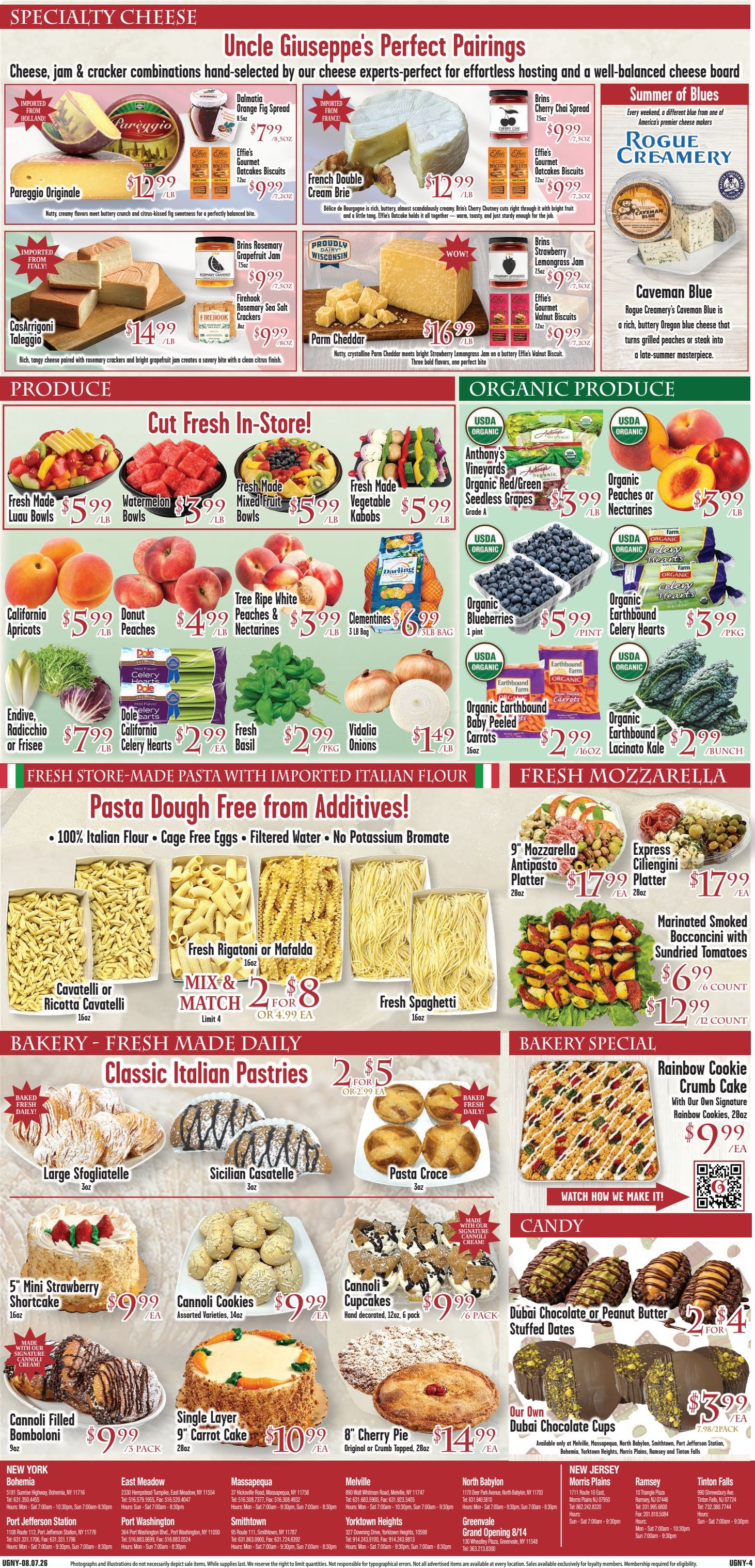 Uncle Giuseppe's Marketplace Weekly Ad August 7 - 13, 2026