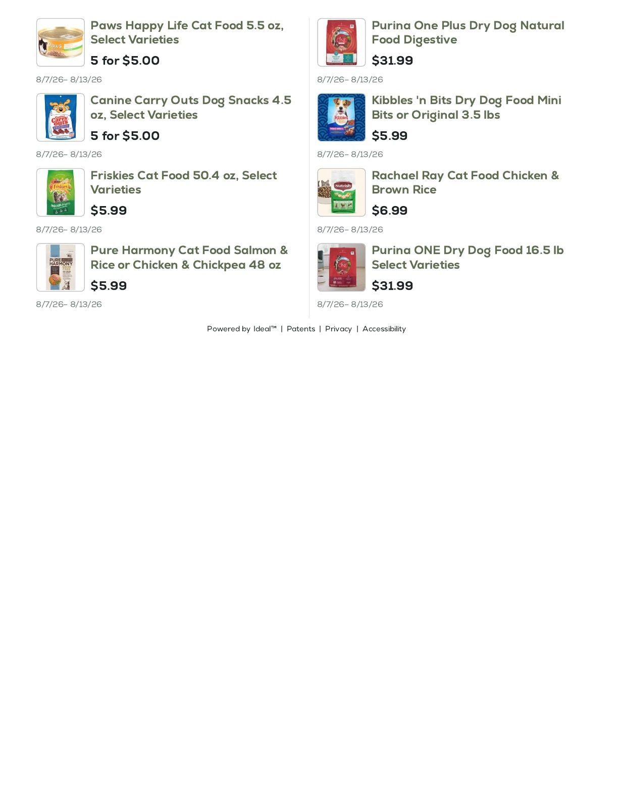 Geissler's Supermarket Weekly Ad August 7 - 13, 2026