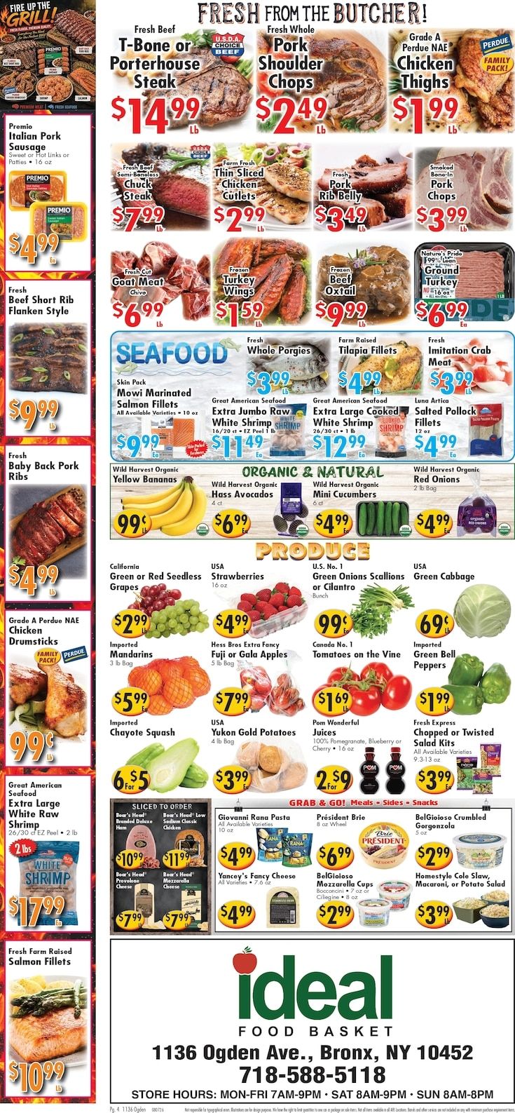 Ideal Food Basket (Bronx, NY) Weekly Ad August 7 - 13, 2026