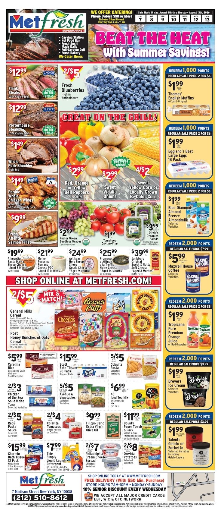 Met Foodmarkets (New York, NY) Weekly Ad August 7 - 13, 2026