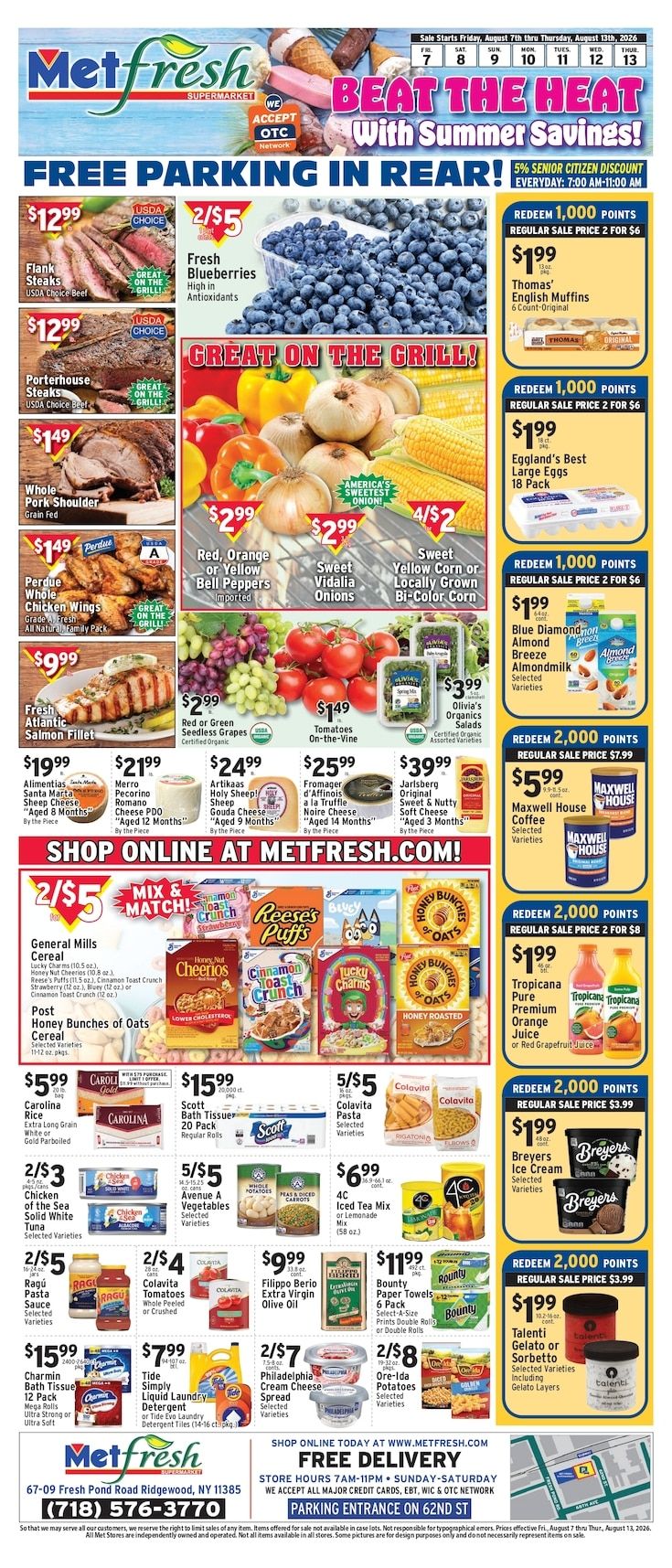 Met Foodmarkets (Ridgewood, NY) Weekly Ad August 7 - 13, 2026