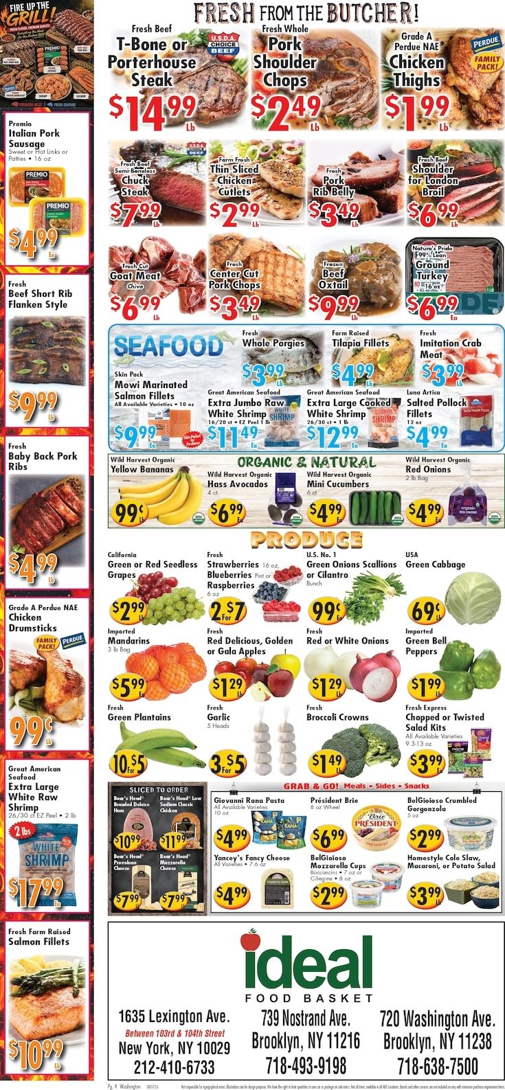 Ideal Food Basket (Brooklyn and New York, NY) Weekly Ad August 7 - 13, 2026