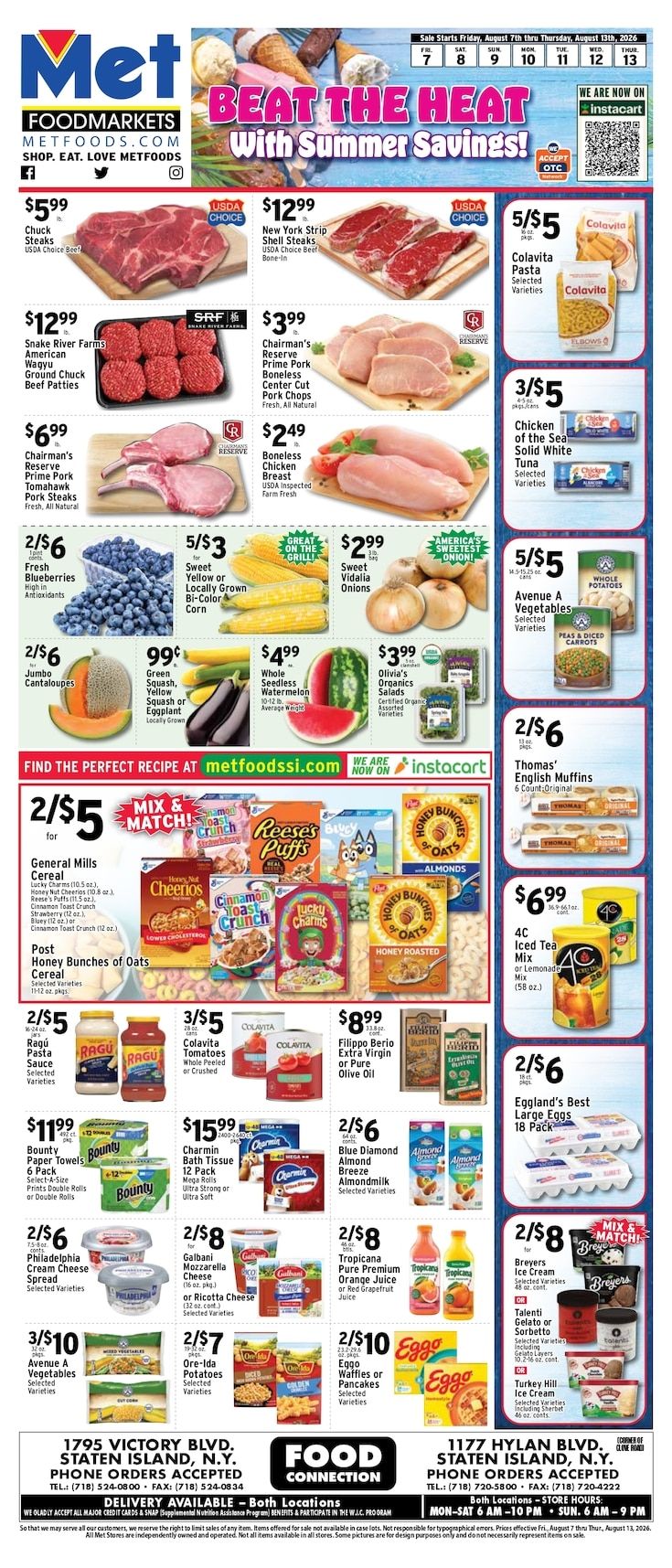Met Foodmarkets (New York) Weekly Ad August 7 - 13, 2026