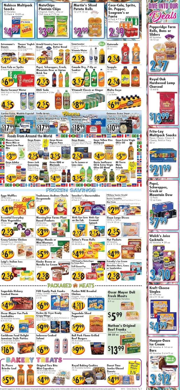 Ideal Food Basket (Corona and Jamaica, NY) Weekly Ad August 7 - 13, 2026