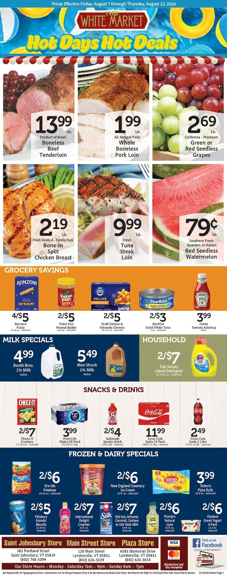 The White Market Weekly Ad August 7 - 13, 2026