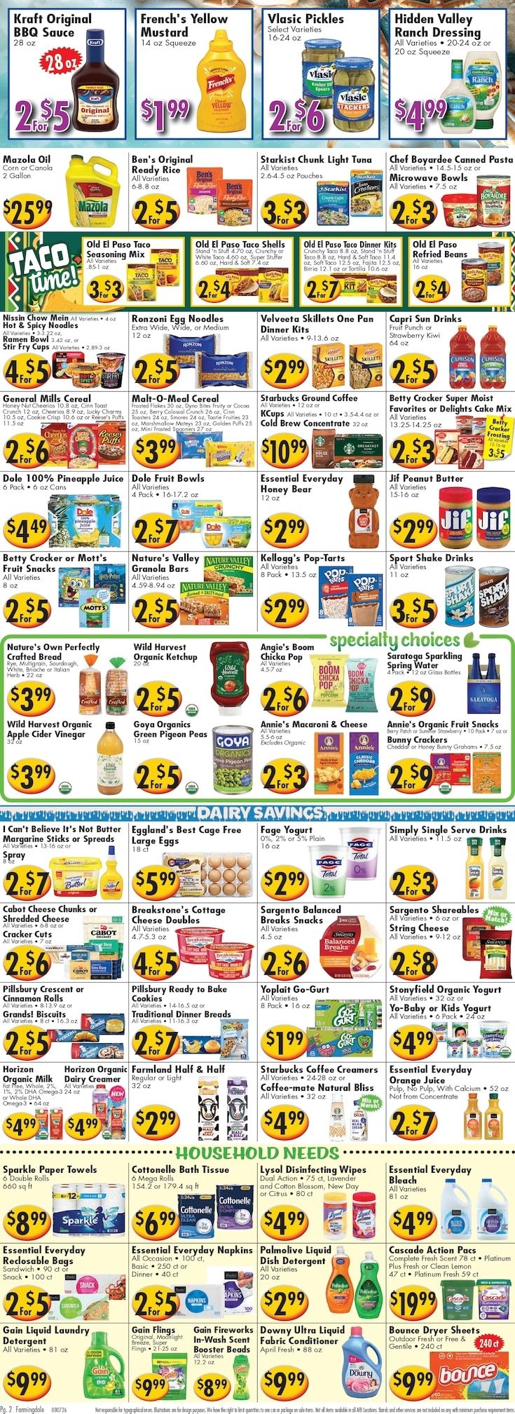 Ideal Food Basket (Farmingdale, NY) Weekly Ad August 7 - 13, 2026