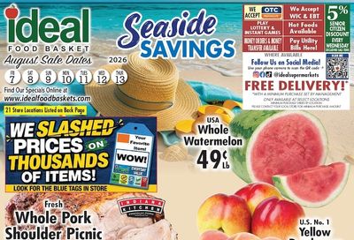Ideal Food Basket (New Jersey, New York) Weekly Ad August 7 - 13, 2026