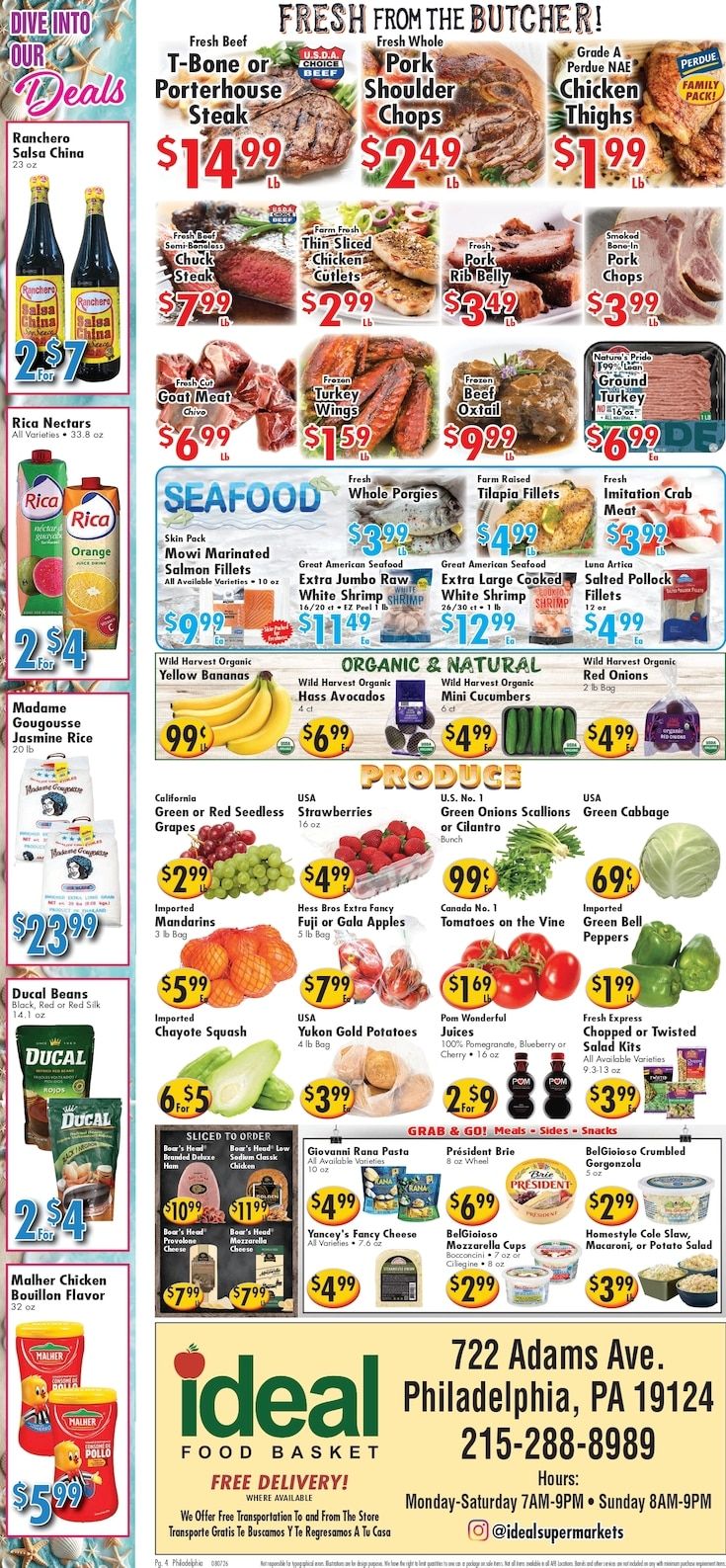 Ideal Food Basket (Philadelphia, PA) Weekly Ad August 7 - 13, 2026