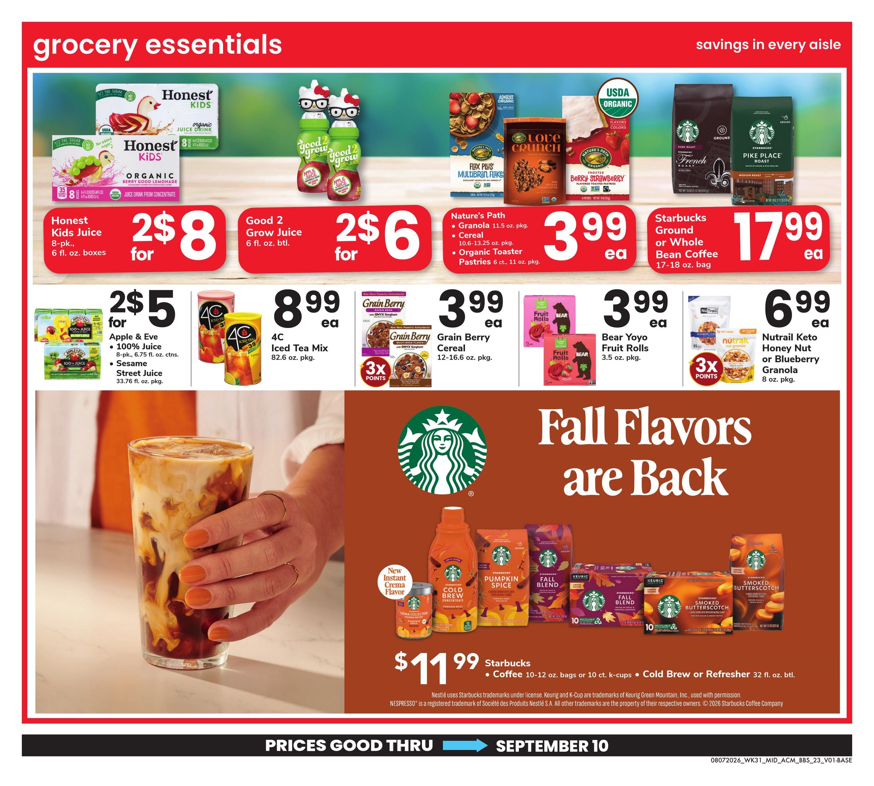 Acme Markets (Allentown–Fairless Hills Area, PA) Big Book of Savings Weekly Ad August 7 - September 10, 2026
