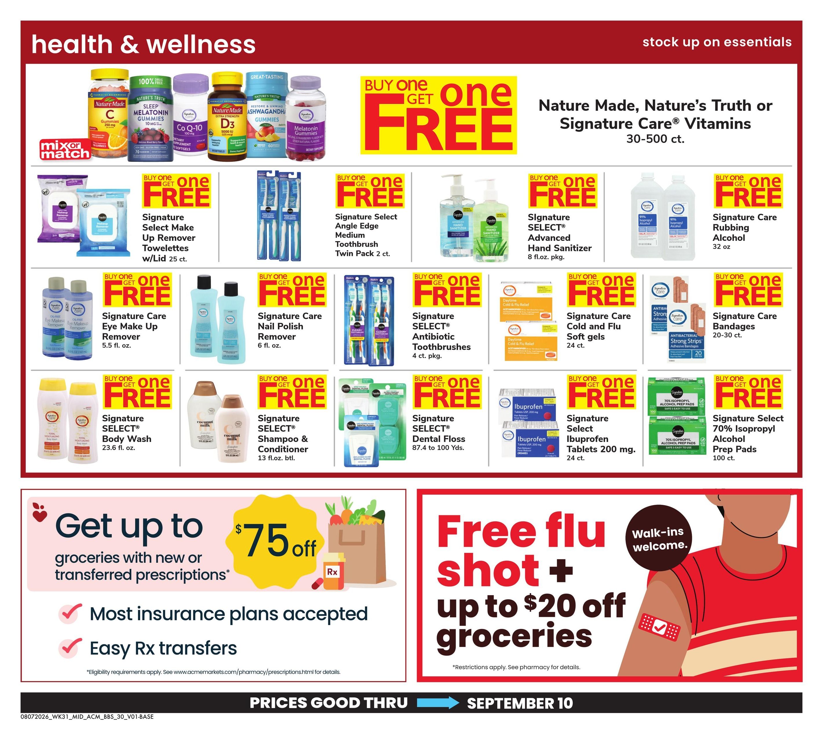Acme Markets (Allentown–Fairless Hills Area, PA) Big Book of Savings Weekly Ad August 7 - September 10, 2026