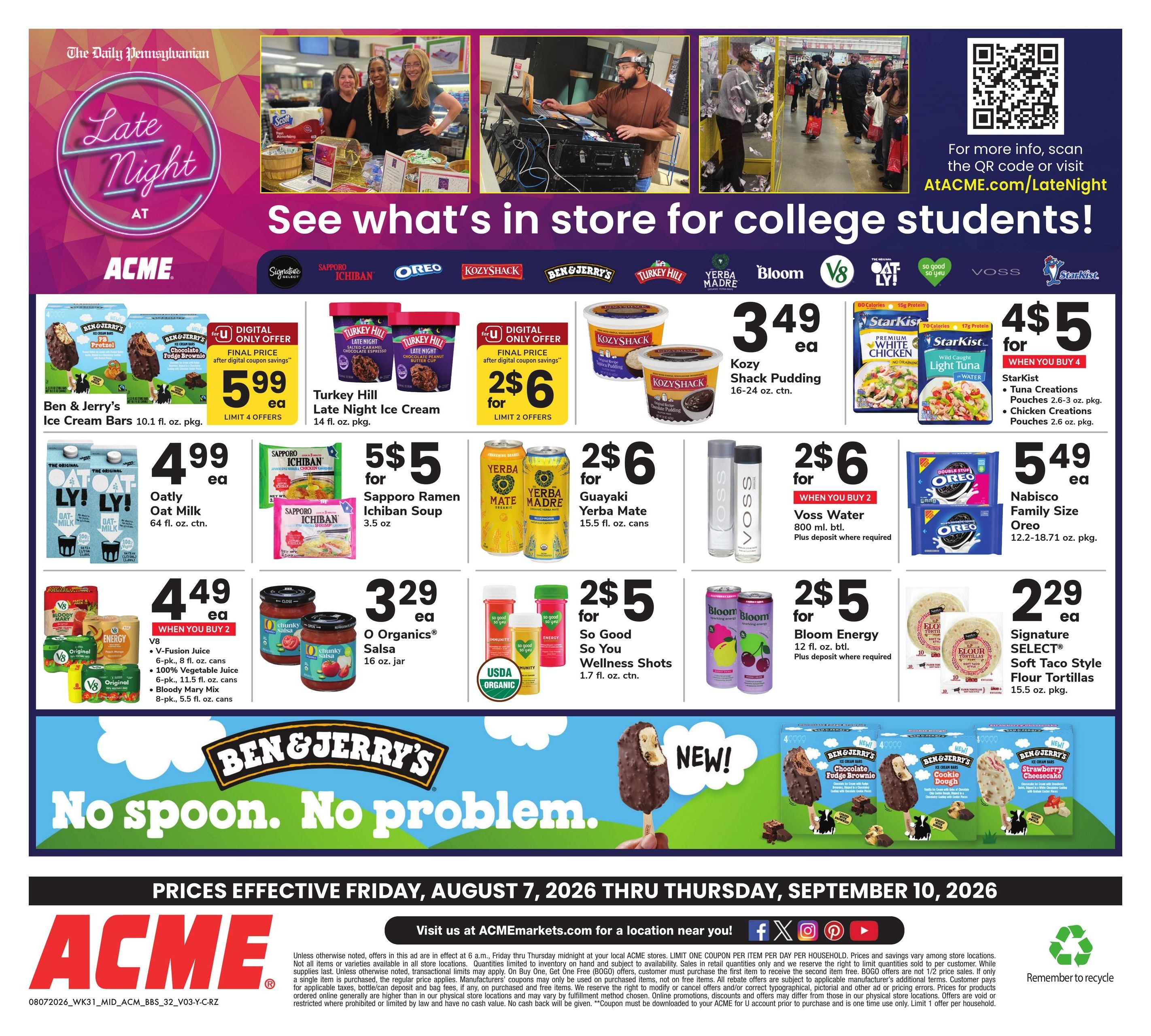Acme Markets (Carle Place–Milford Area, CT–NY) Big Book of Savings Weekly Ad August 7 - September 10, 2026