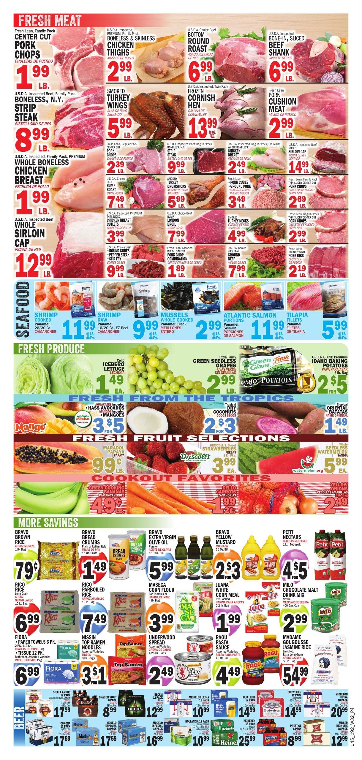 Bravo Supermarket (Coral Springs Area, FL) Bravo Florida Weekly Weekly Ad August 6 - 12, 2026