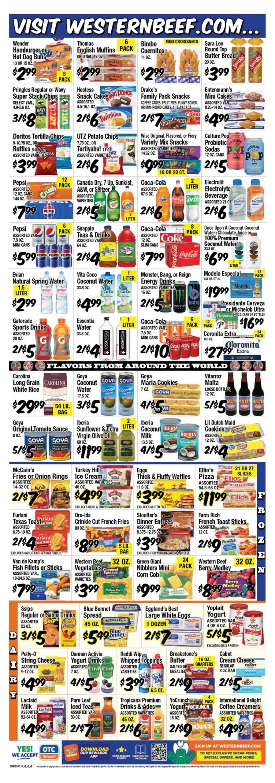 Western Beef (Carle Place Area, NY) Weekly Ad August 6 - 12, 2026