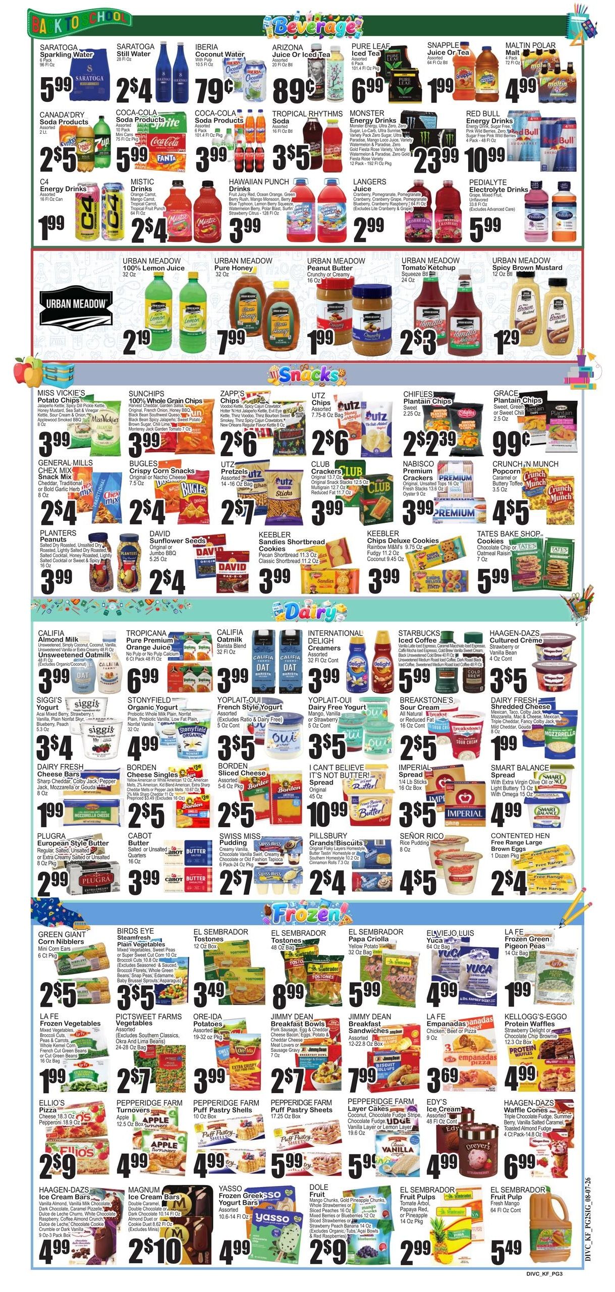 Gala Supermarkets (Coral Springs–Boca Raton Area, FL) Weekly Ad August 7 - 13, 2026