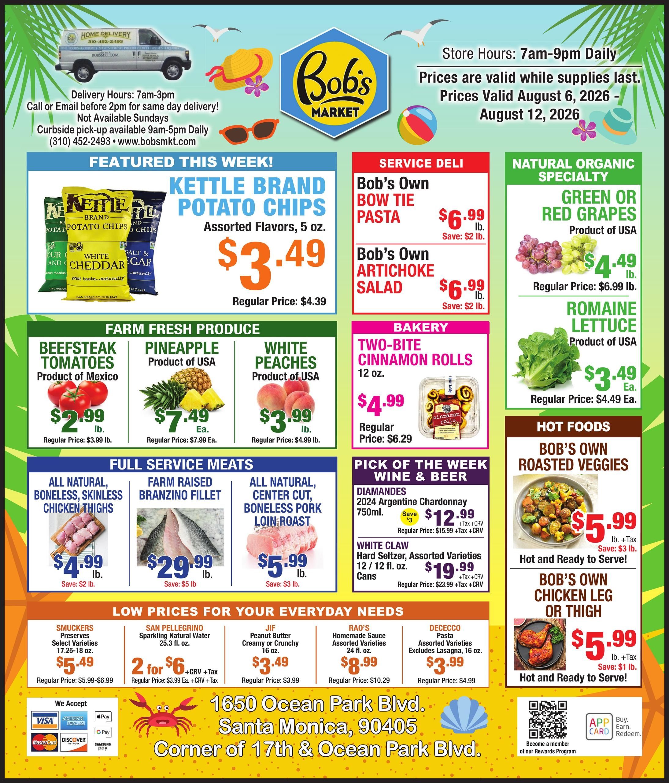 Bob's Market Weekly Ad August 6 - 12, 2026