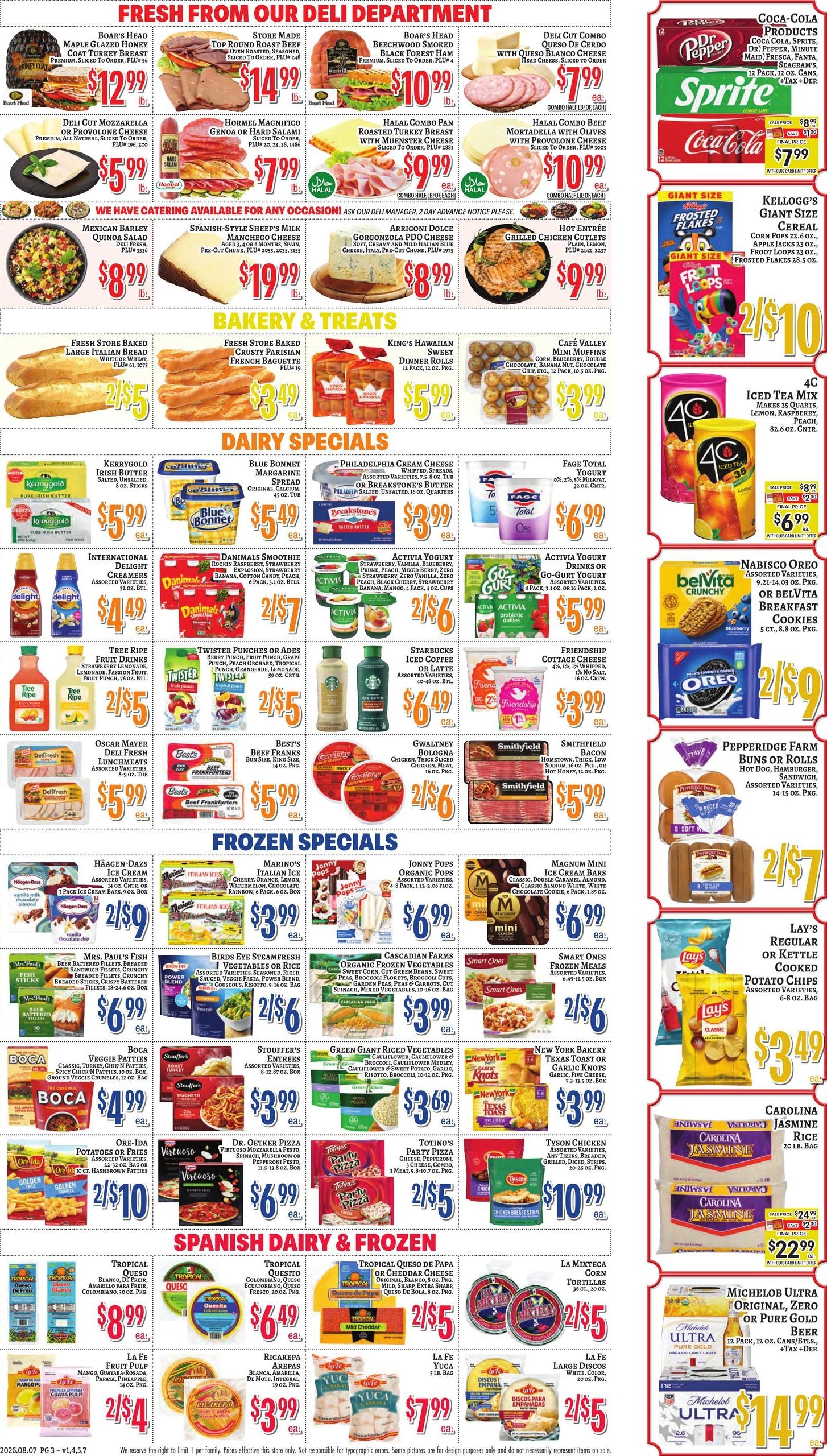 Trade Fair Supermarket Weekly Ad August 7 - 13, 2026