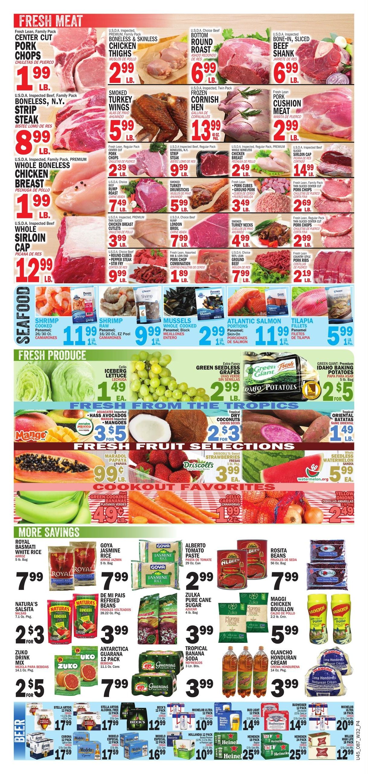 Bravo Supermarket (Boca Raton Area, FL) Bravo Florida Weekly Weekly Ad August 6 - 12, 2026