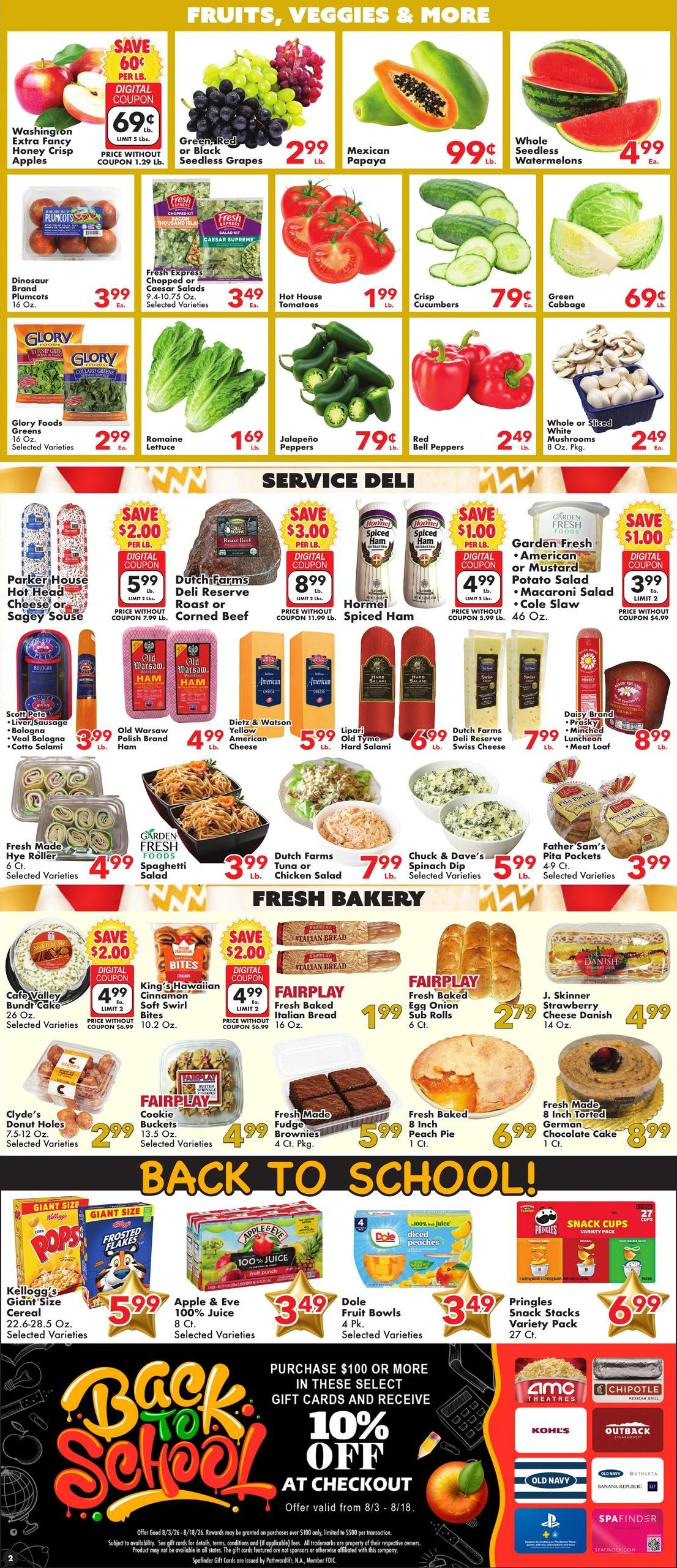 Fairplay Foods Direct Weekly Weekly Ad August 7 - 11, 2026
