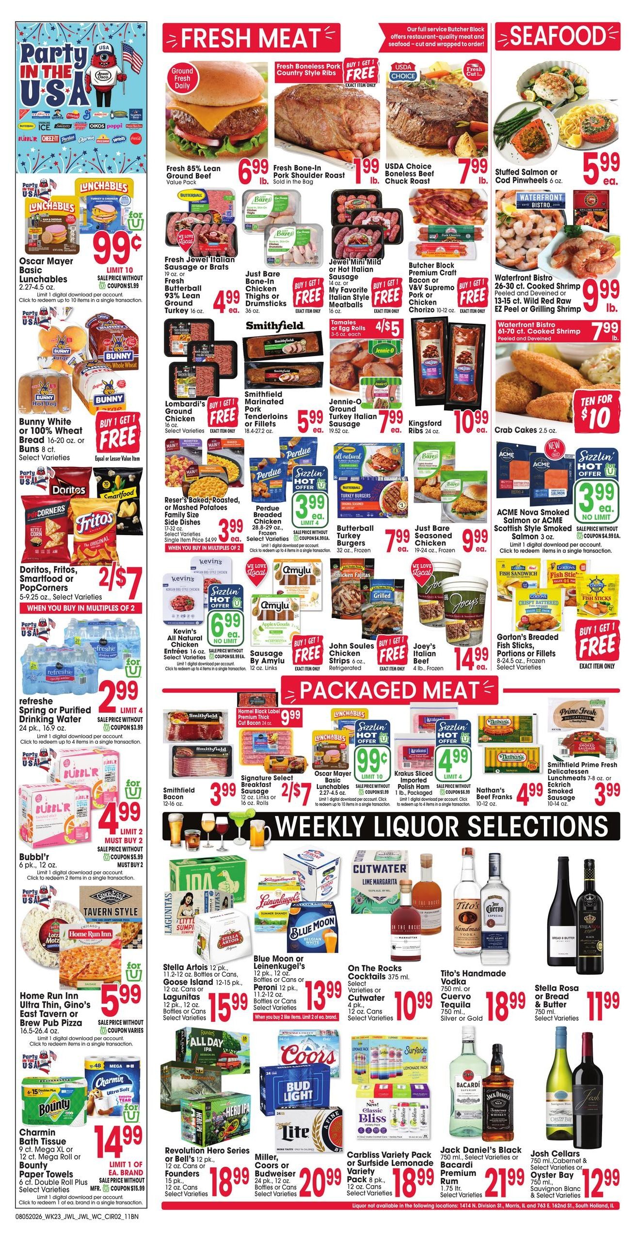 Jewel-Osco (East Peoria–Morton Area, IL) Weekly Ad August 5 - 11, 2026