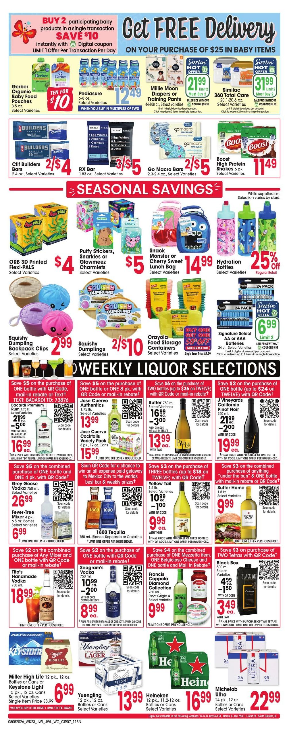 Jewel-Osco (East Peoria–Morton Area, IL) Weekly Ad August 5 - 11, 2026