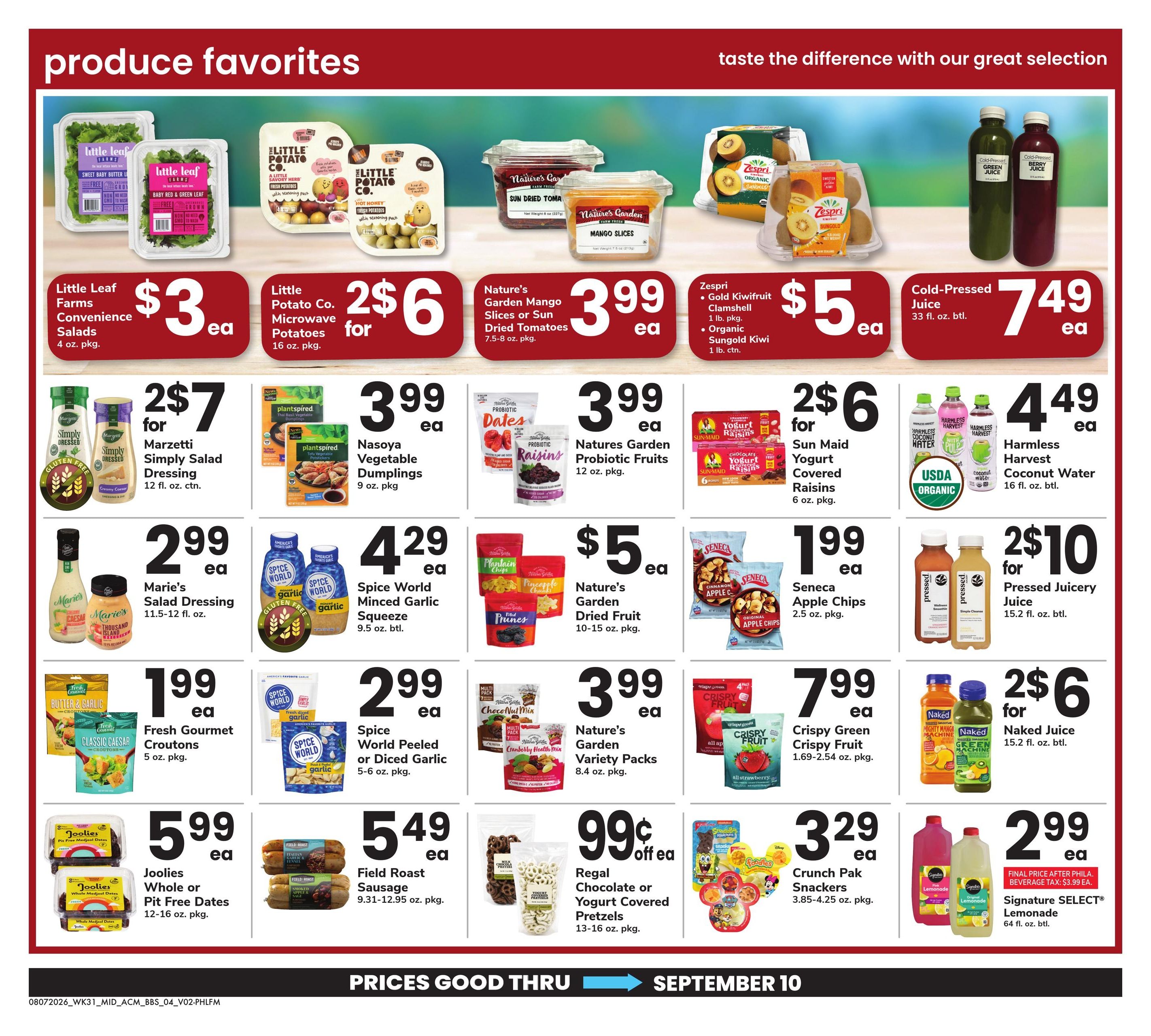 Acme Markets Big Book of Savings Weekly Ad August 7 - September 10, 2026