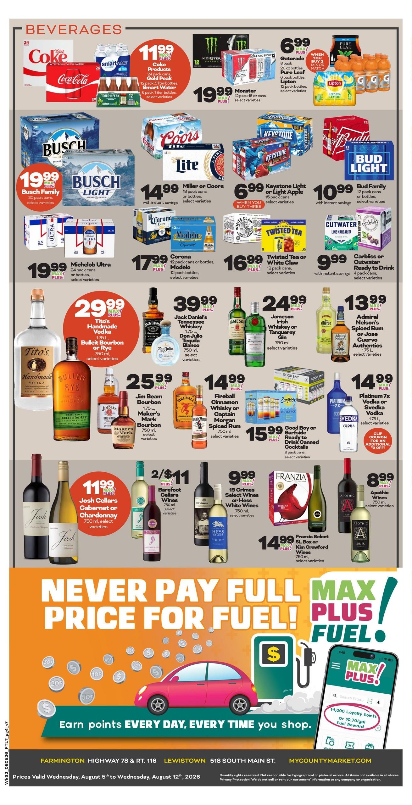 County Market Indexed (Edwards–Mapleton Area, IL) Weekly Ad August 5 - 12, 2026