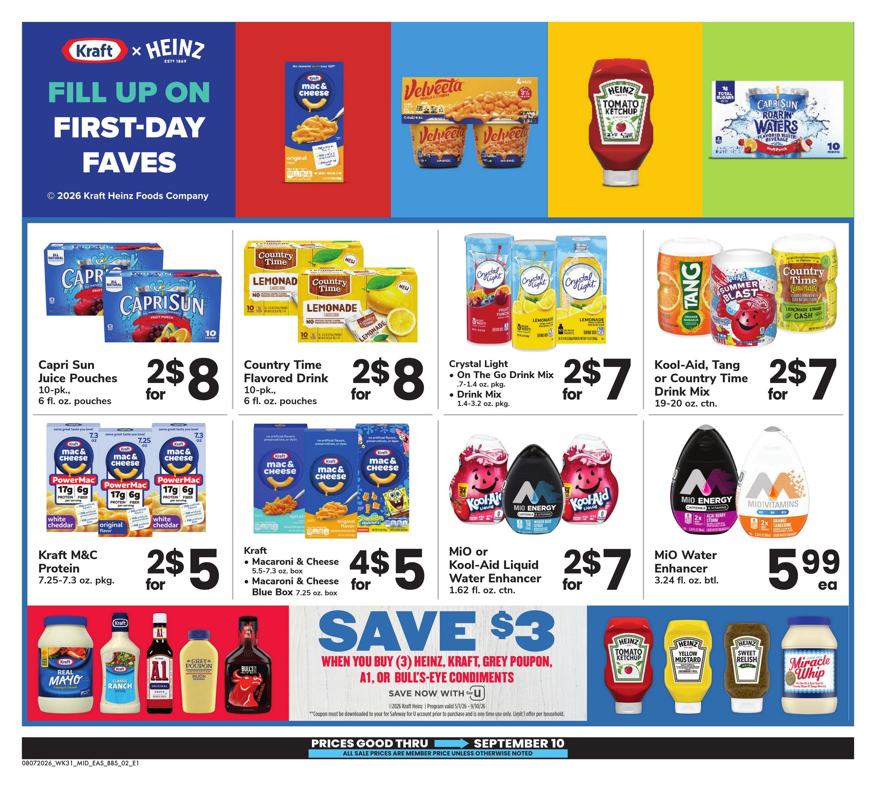 Safeway (DC, MD, PA, WV) Big Book of Savings Weekly Ad August 7 - September 10, 2026