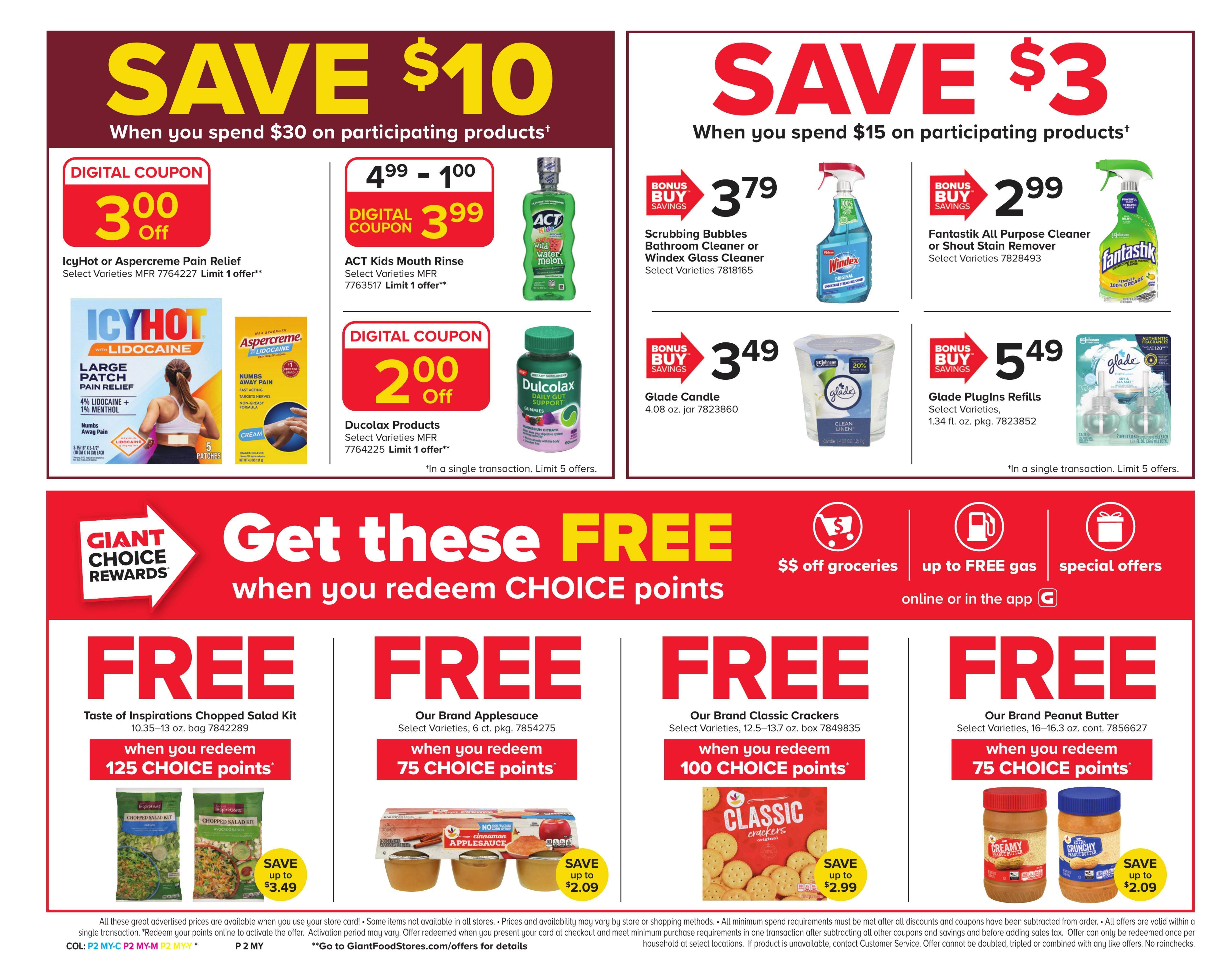 Giant Food Stores (Cumberland Area, MD) Weekly Ad August 7 - 13, 2026