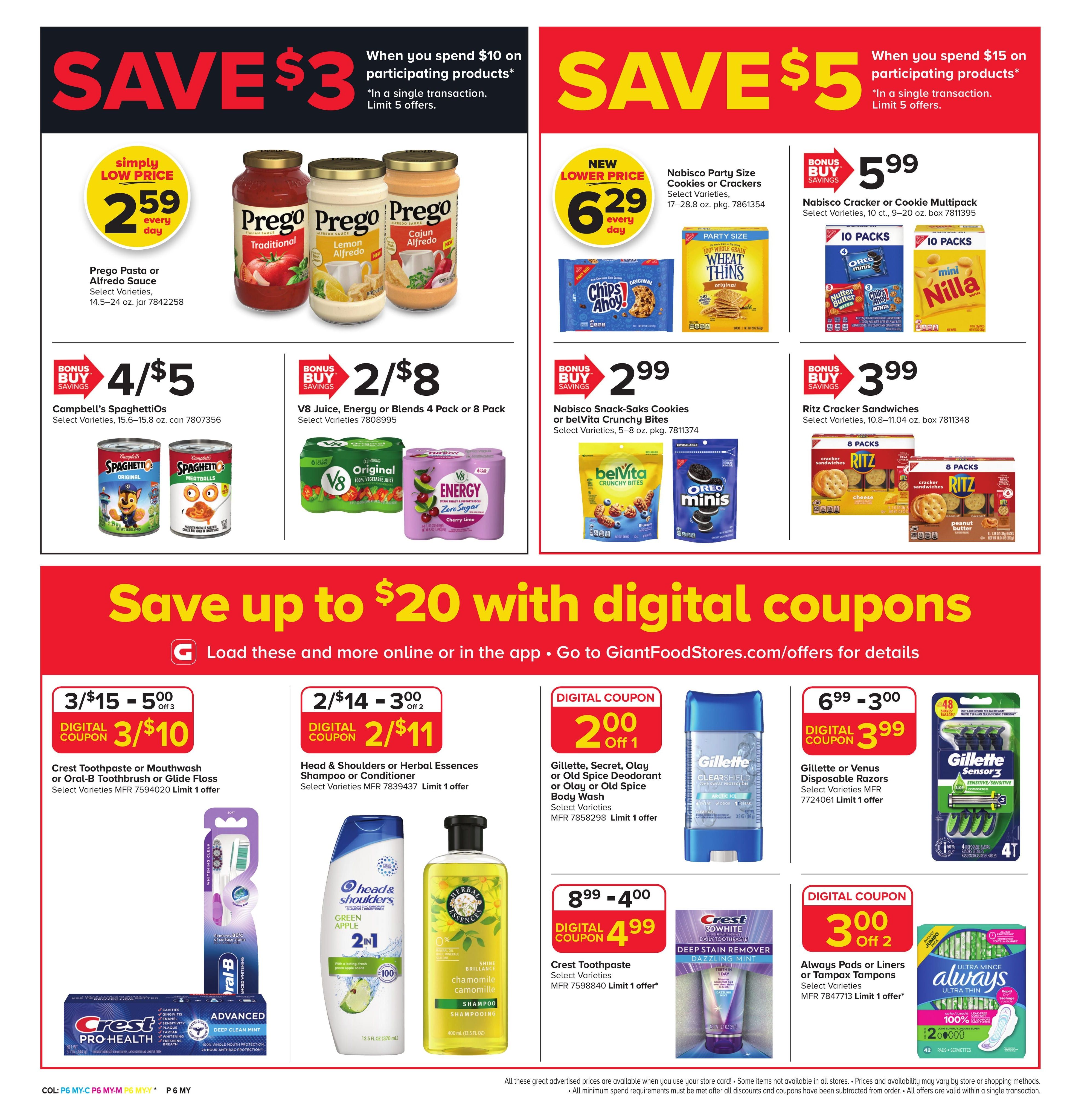 Giant Food Stores (Cumberland Area, MD) Weekly Ad August 7 - 13, 2026