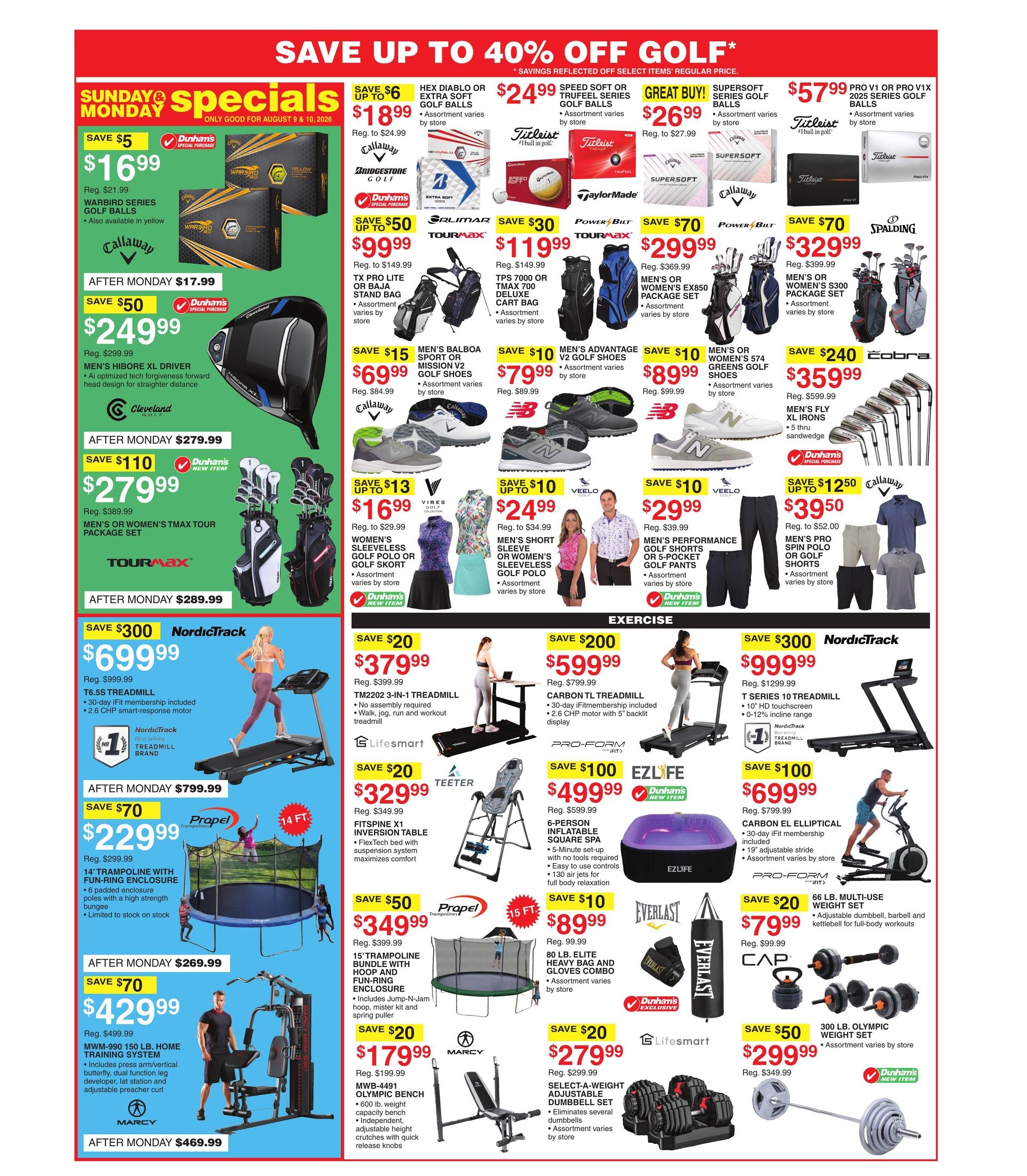 Dunham's Sports (Beech Grove Area, AR) Weekly Ad August 8 - 13, 2026