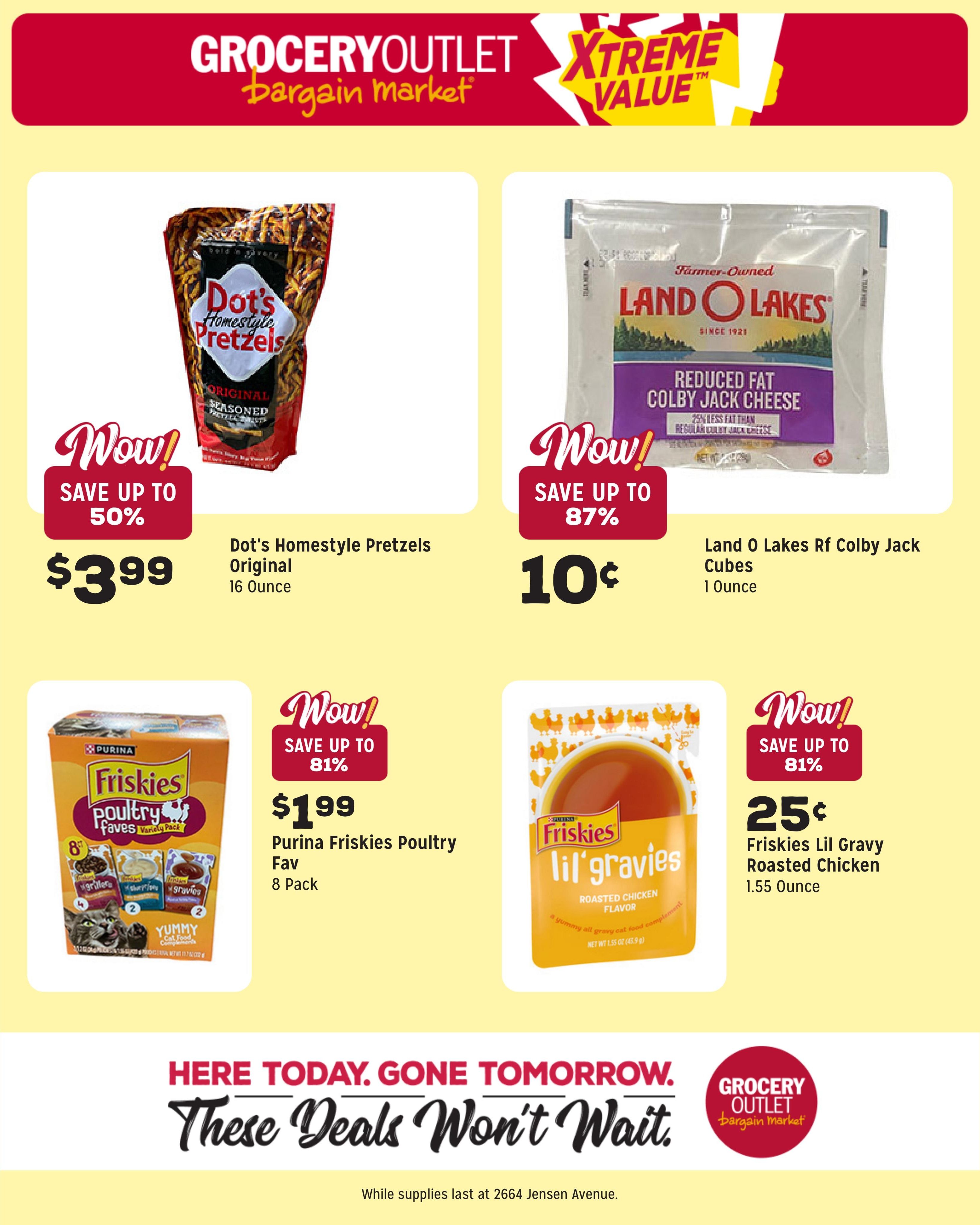 Grocery Outlet (Del Rey Area, CA) Weekly Ad August 5 - 11, 2026