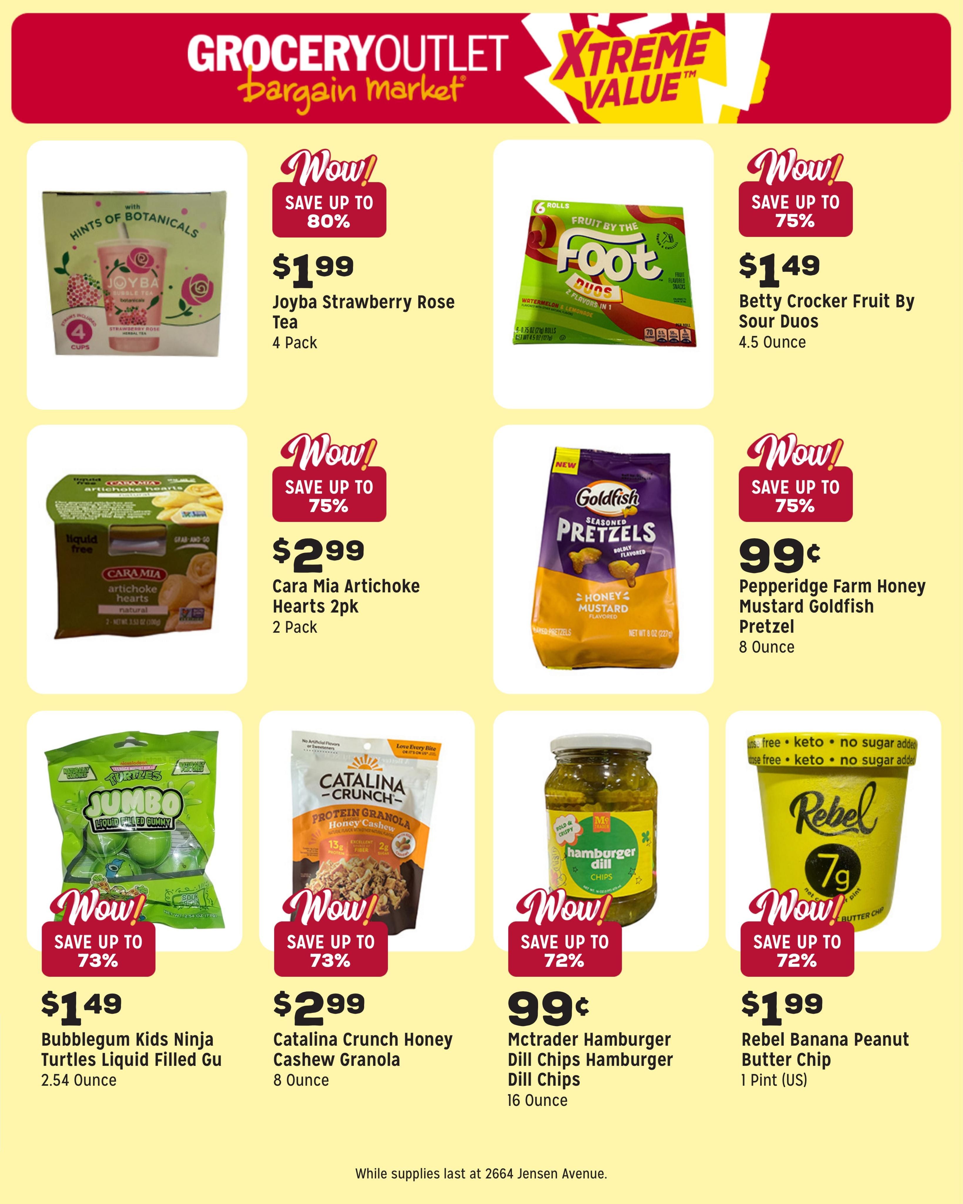 Grocery Outlet (Del Rey Area, CA) Weekly Ad August 5 - 11, 2026