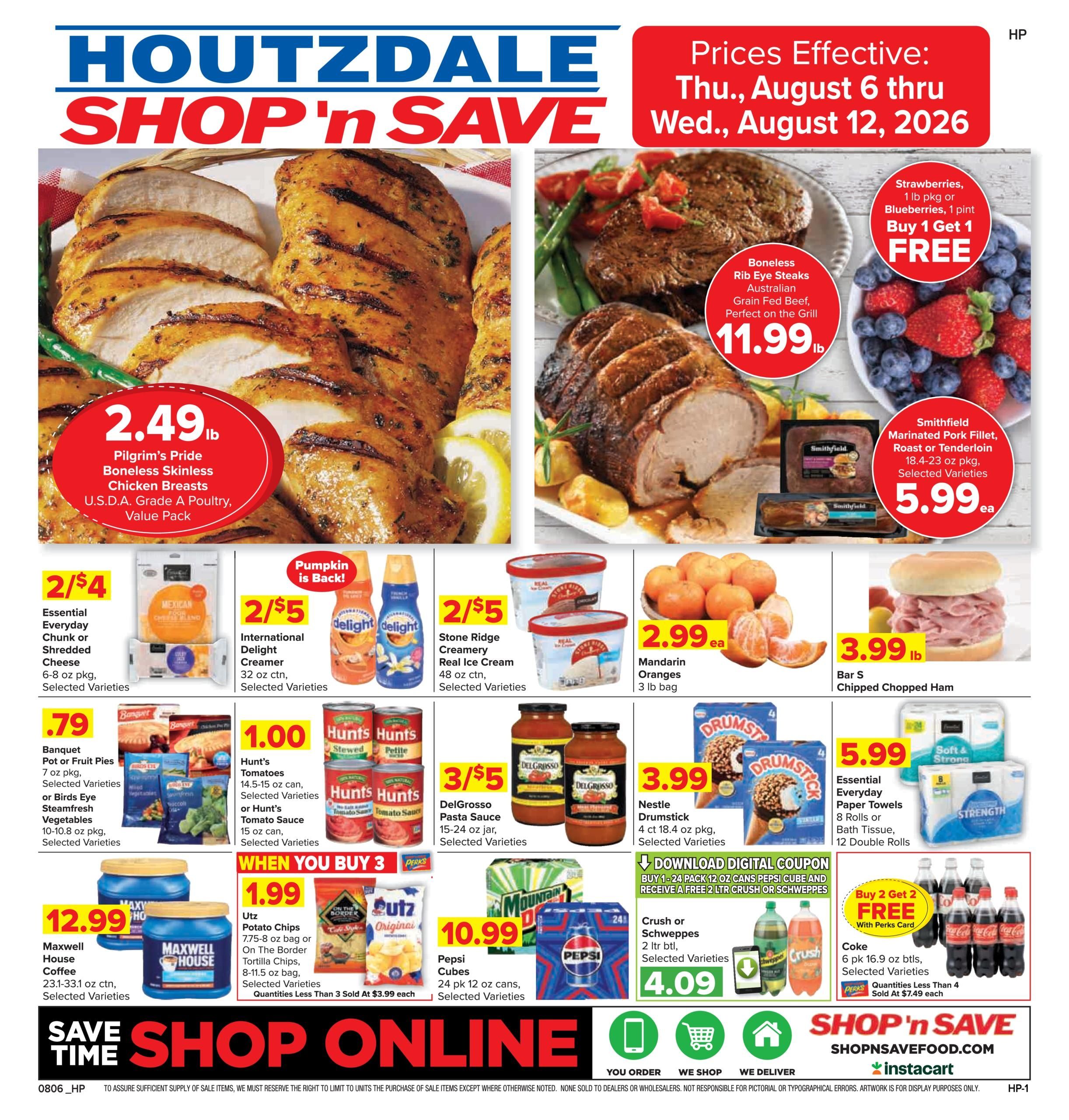Shop 'n Save (Du Bois–Coalport Area, PA) Weekly Ad August 6 - 12, 2026