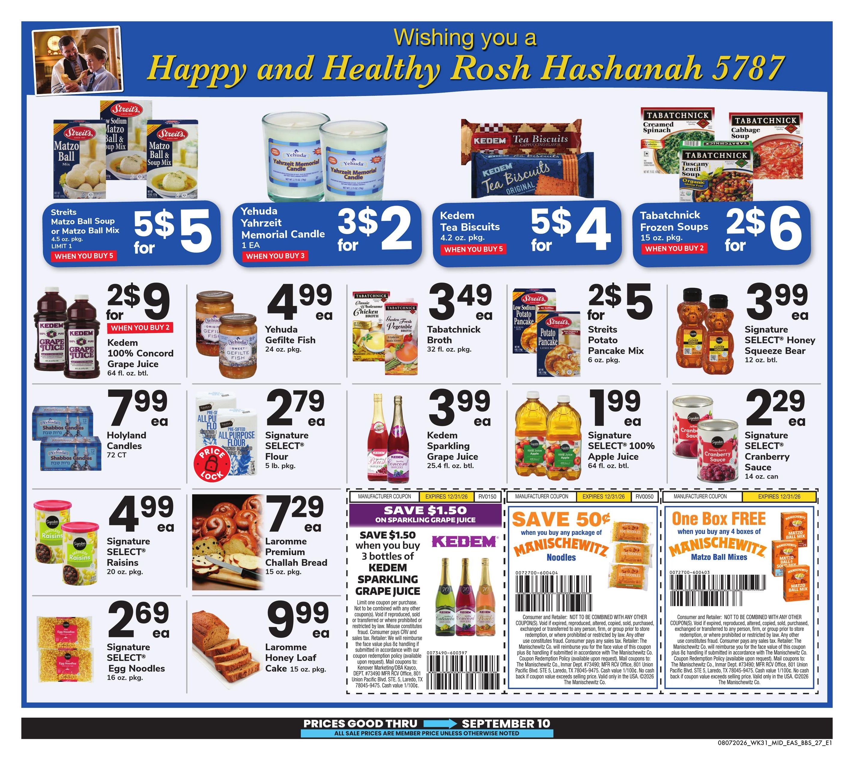 Safeway Big Book of Savings Weekly Ad August 7 - September 10, 2026