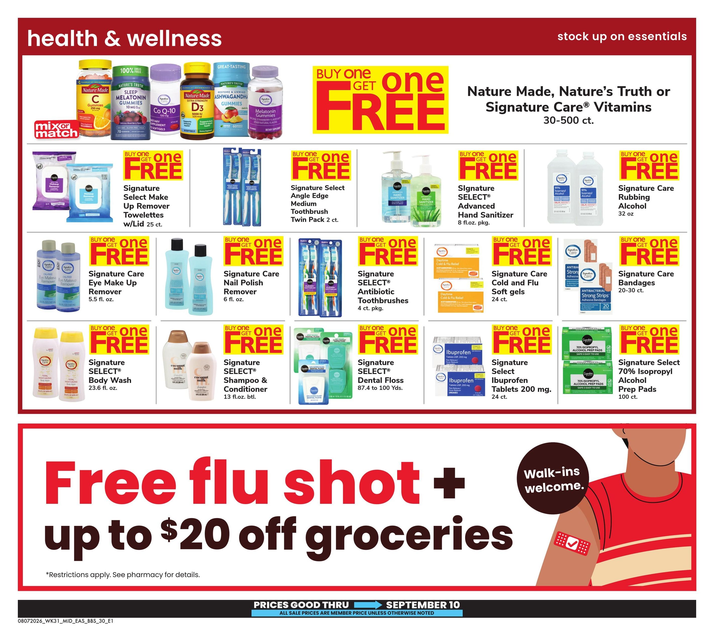 Safeway Big Book of Savings Weekly Ad August 7 - September 10, 2026