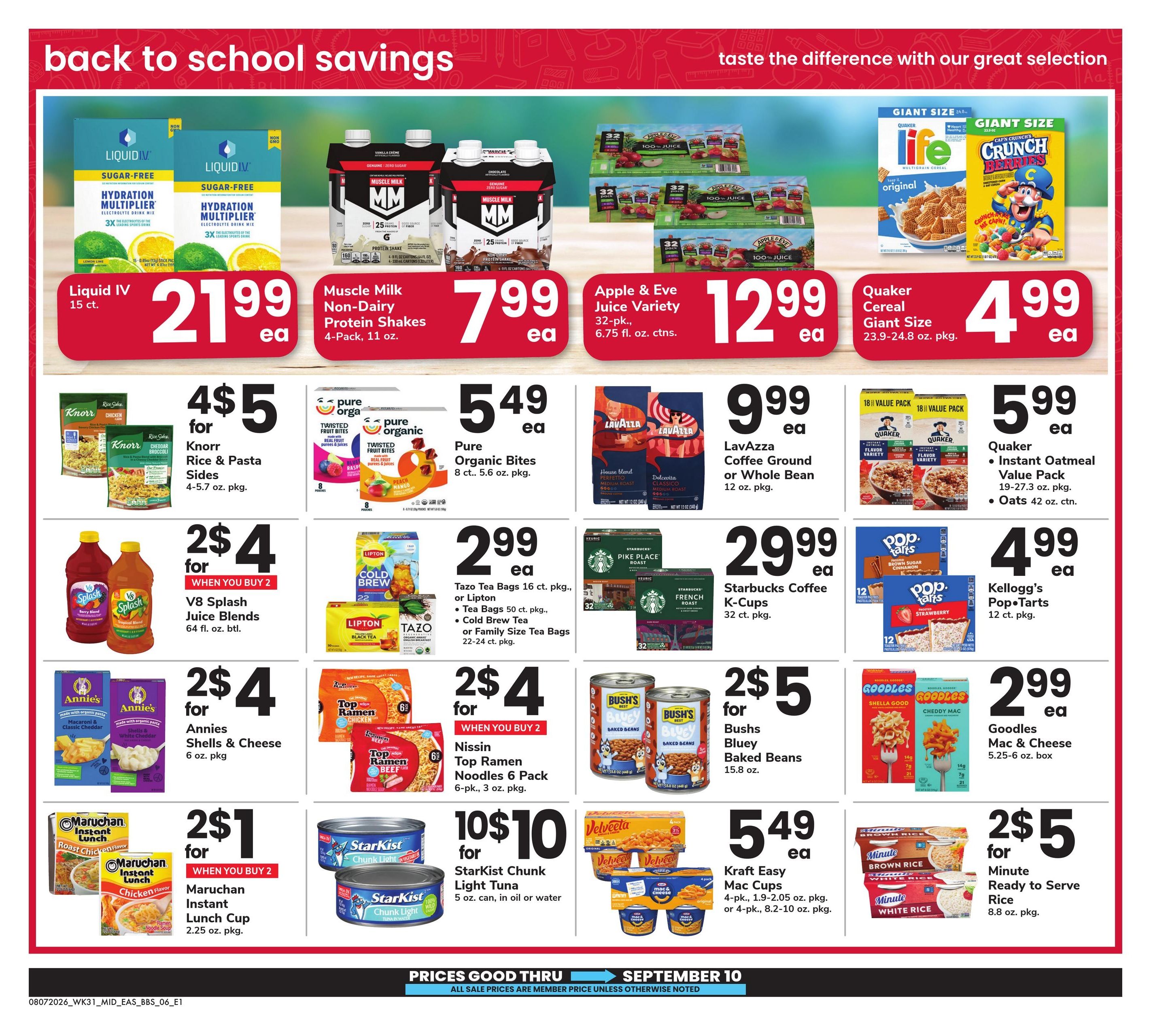 Safeway Big Book of Savings Weekly Ad August 7 - September 10, 2026