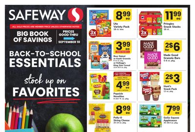 Safeway (Lignum–Elkwood Area, VA) Big Book of Savings Weekly Ad August 7 - September 10, 2026