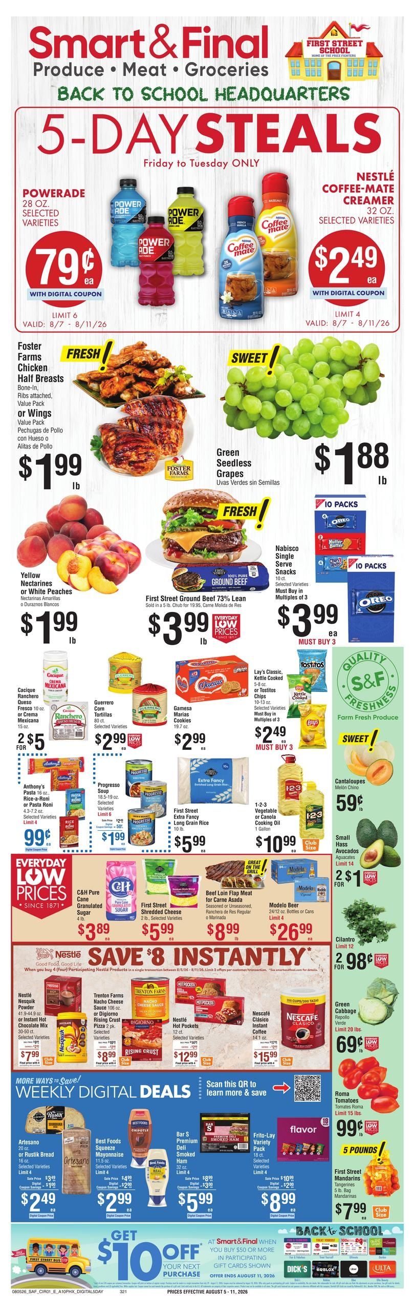 Smart & Final Weekly Ad August 5 - 11, 2026