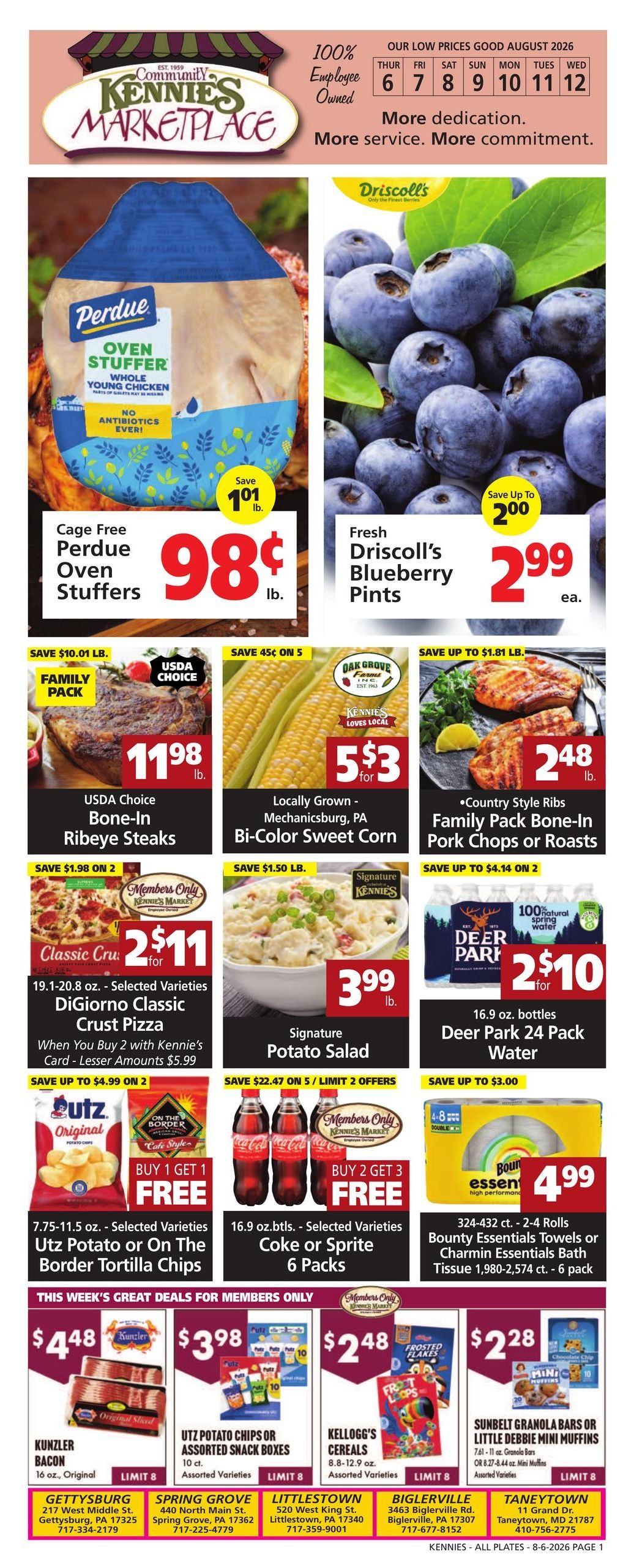 Kennie's Markets Weekly Ad August 6 - 12, 2026