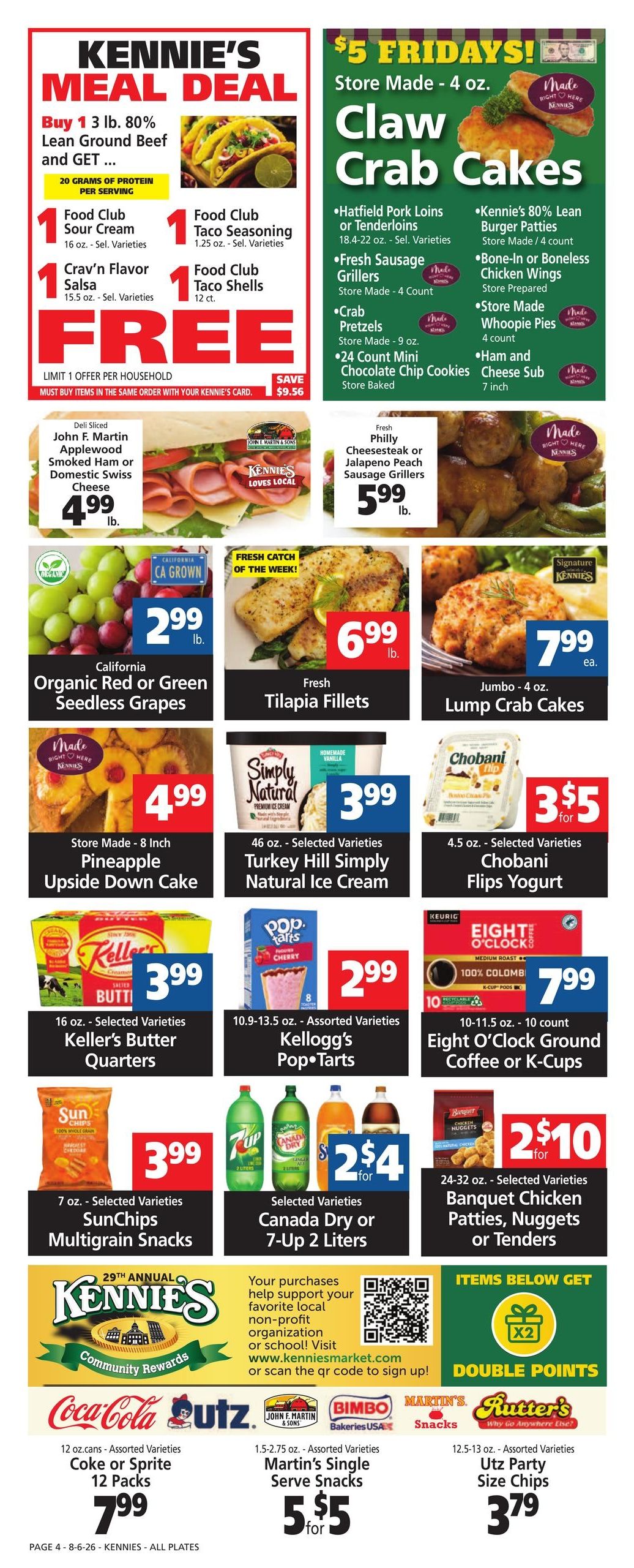 Kennie's Markets Weekly Ad August 6 - 12, 2026
