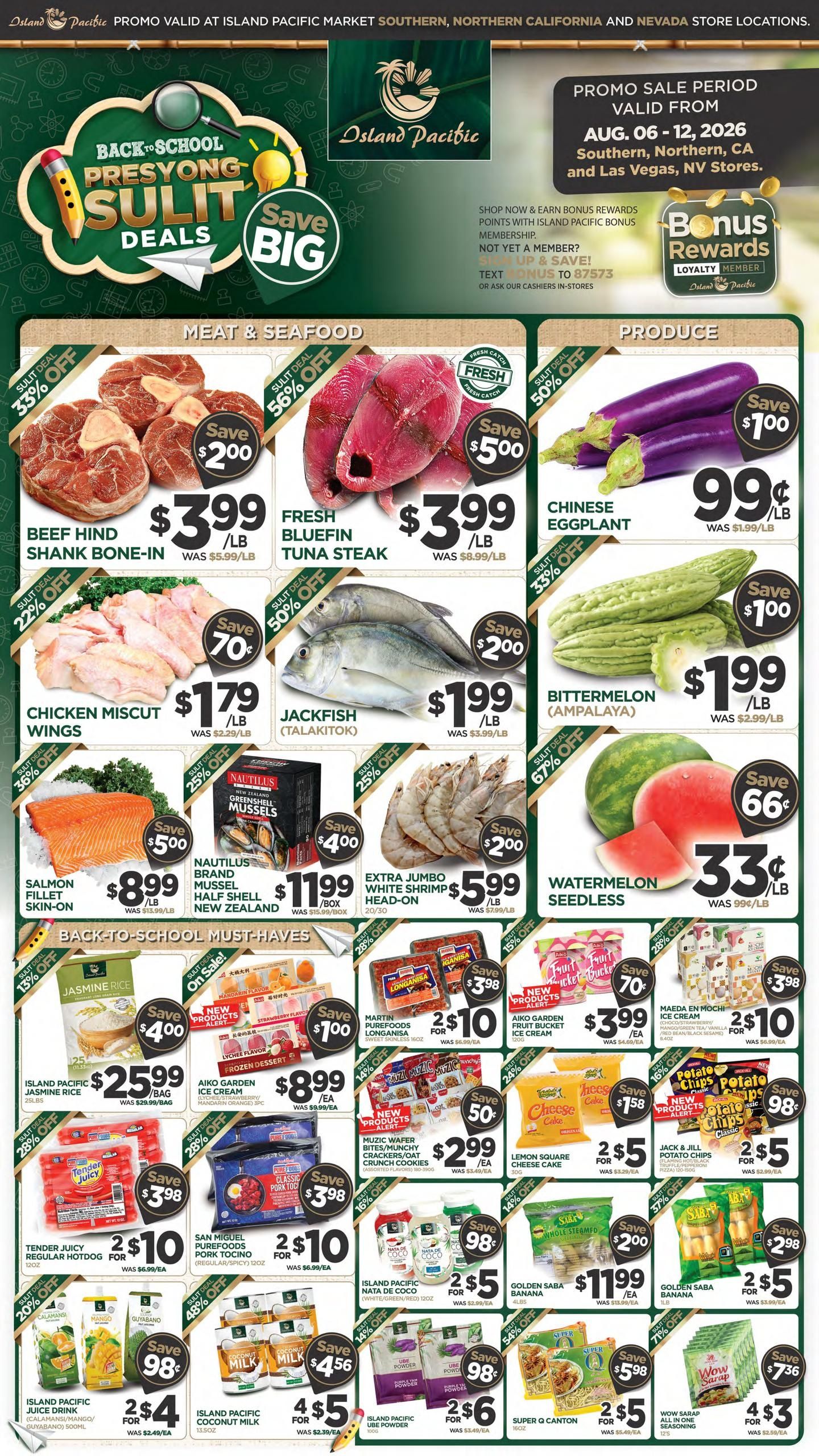 Island Pacific Market Weekly Ad August 6 - 12, 2026
