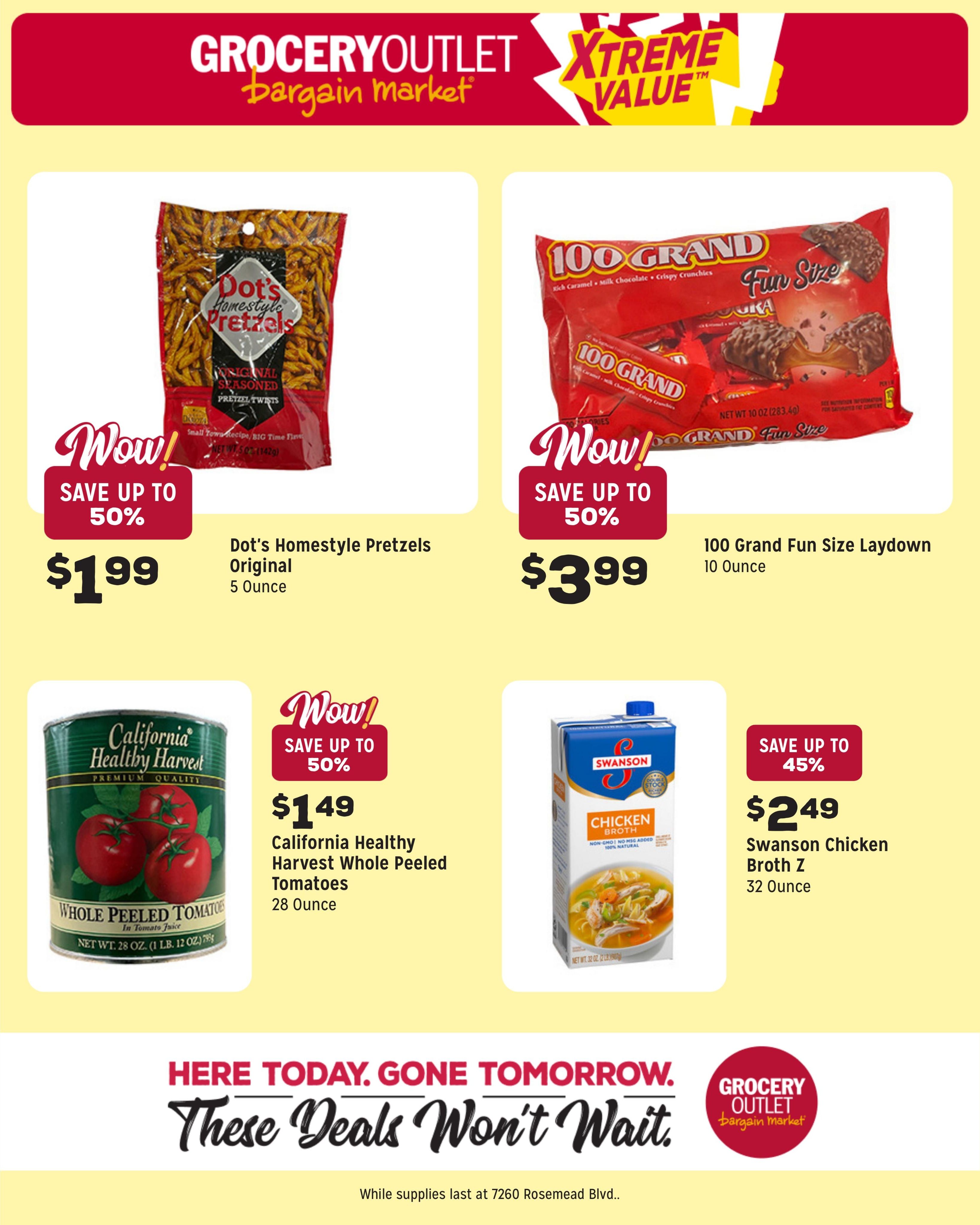 Grocery Outlet (San Gabriel Area, CA) Weekly Ad August 5 - 11, 2026