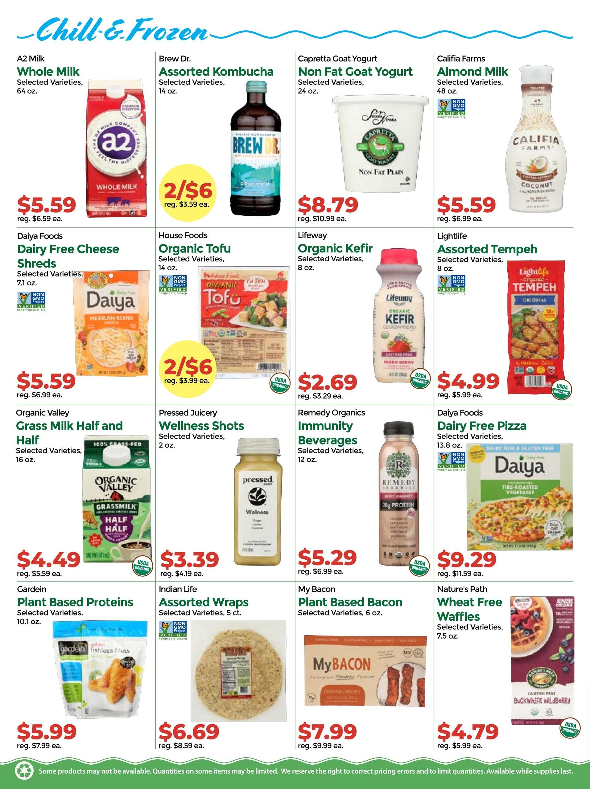 Down to Earth Organic & Natural Weekly Ad August 6 - 19, 2026
